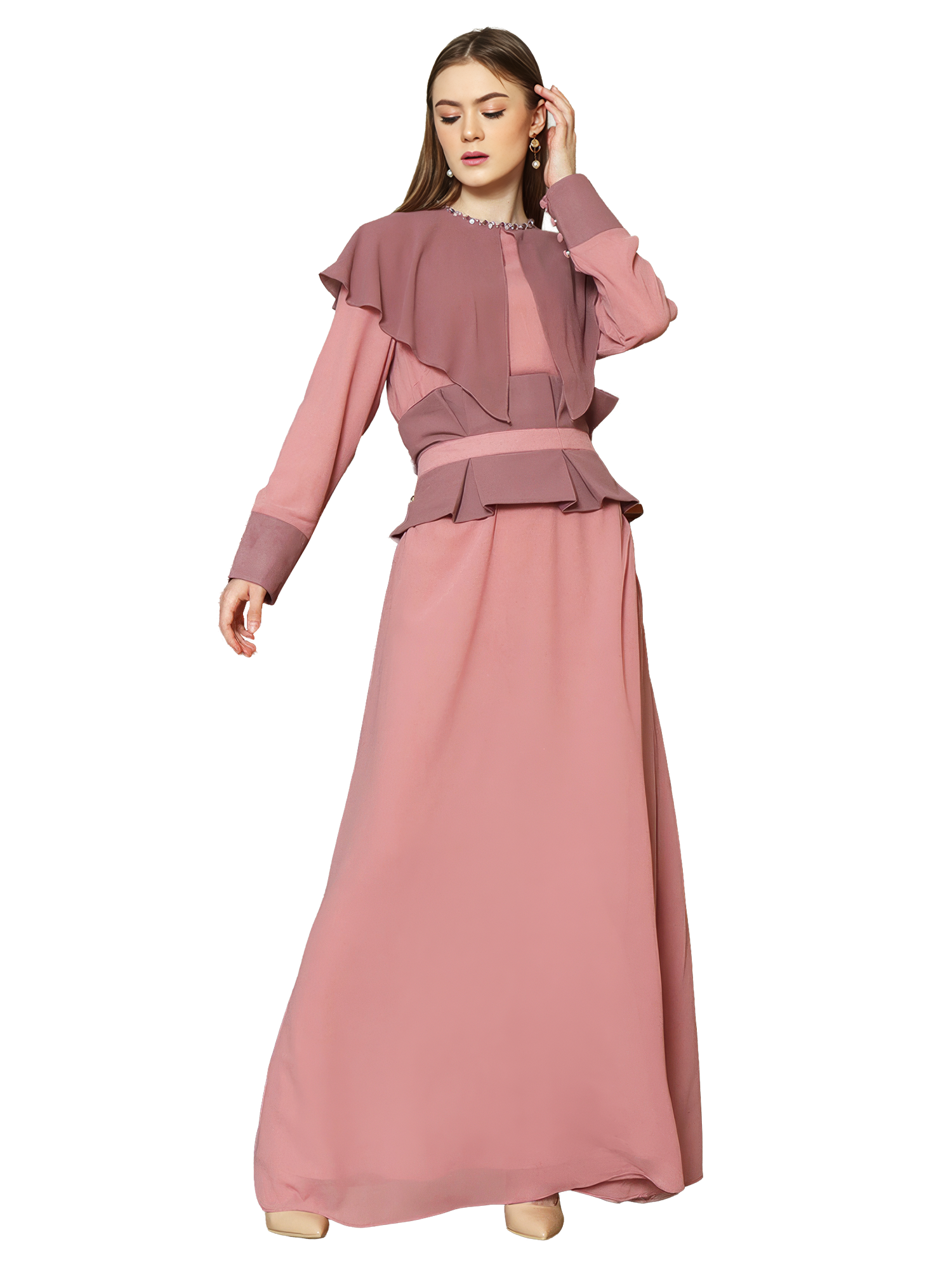 Amaya Purple Gamis  view 3