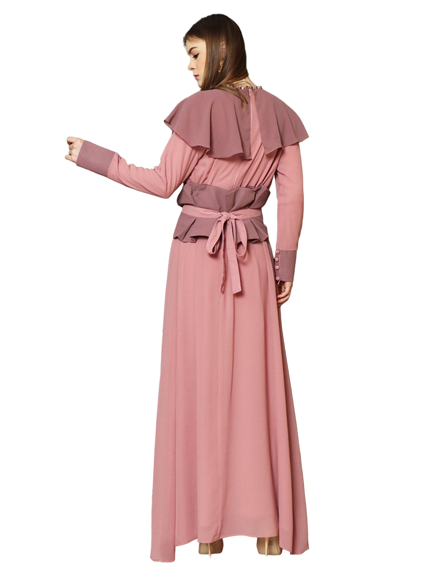 Amaya Purple Gamis  view 2