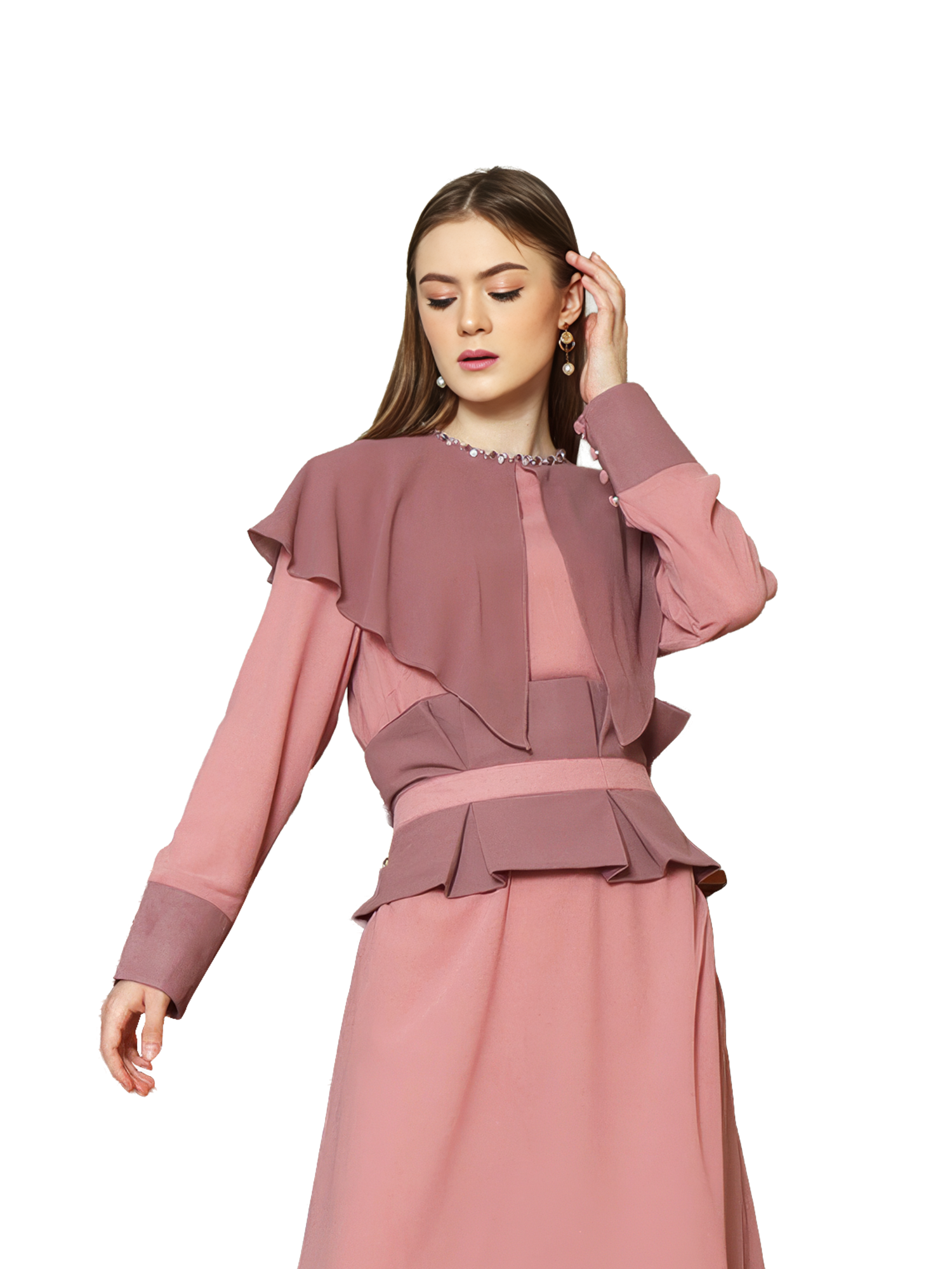 Amaya Purple Gamis  view 6