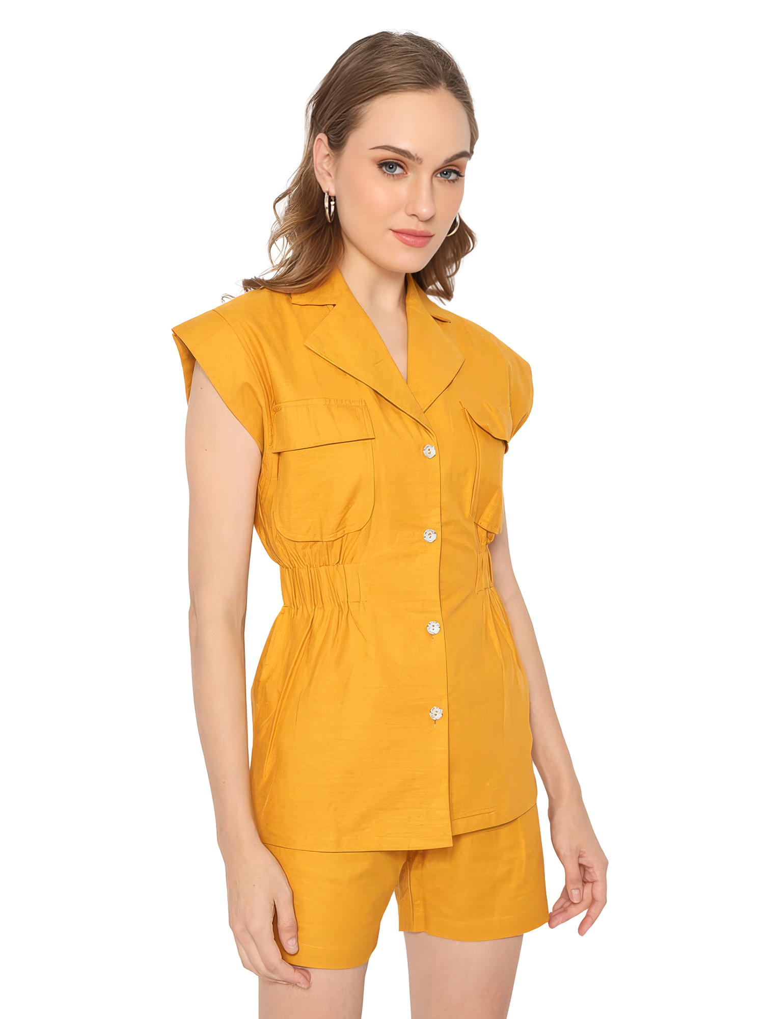 Brixton Camel Top  view 2