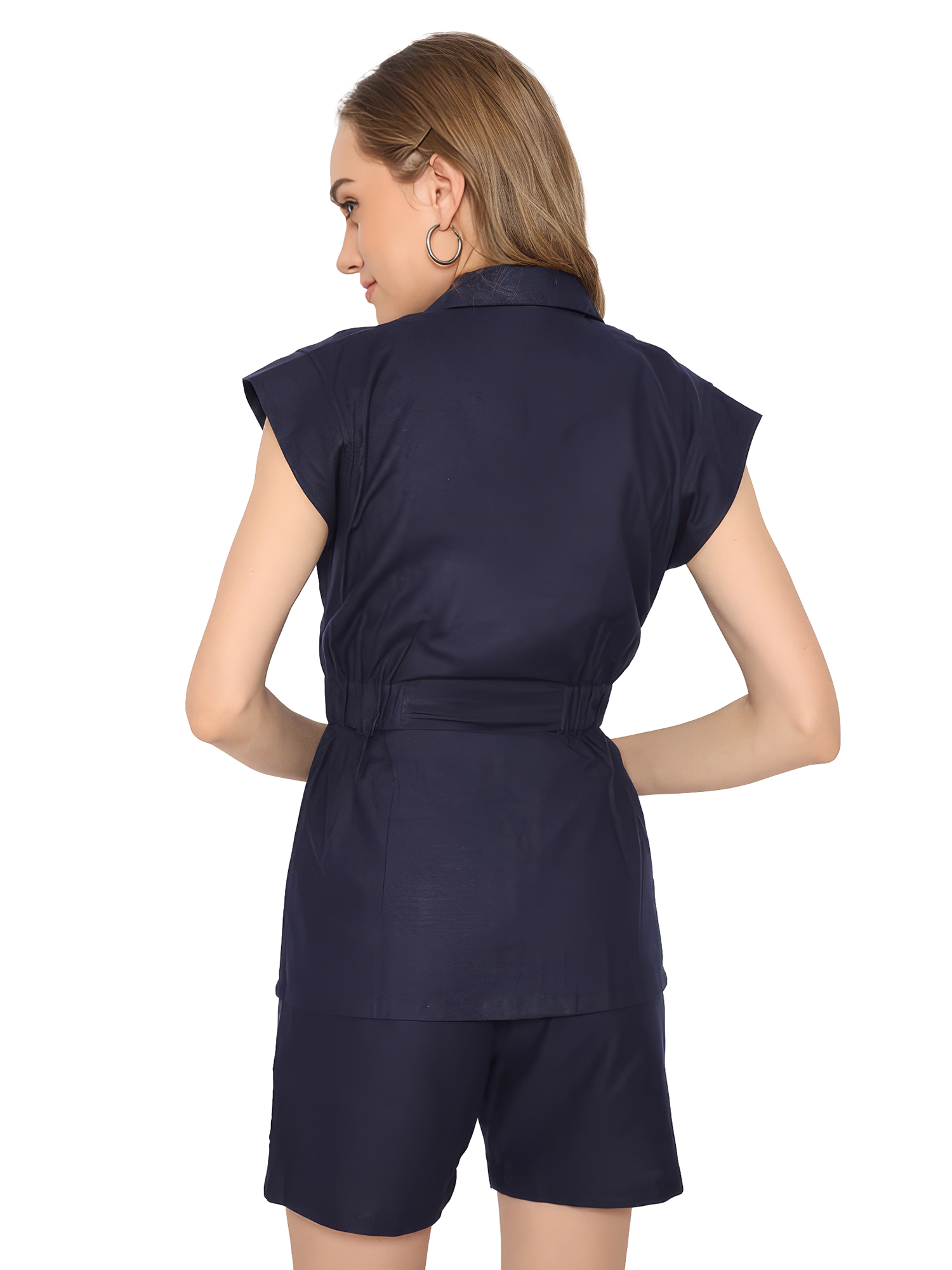 Brixton Navy Blouse view 2