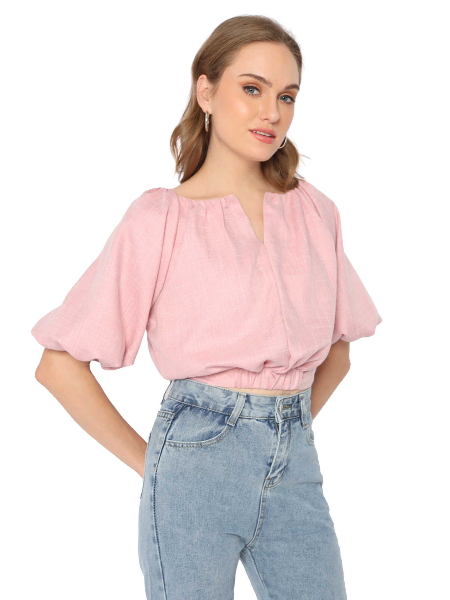 Cameron Baby Pink Top - S