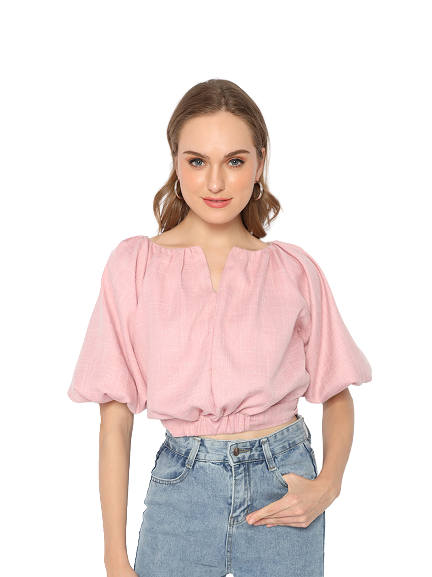Cameron Baby Pink Top view 6