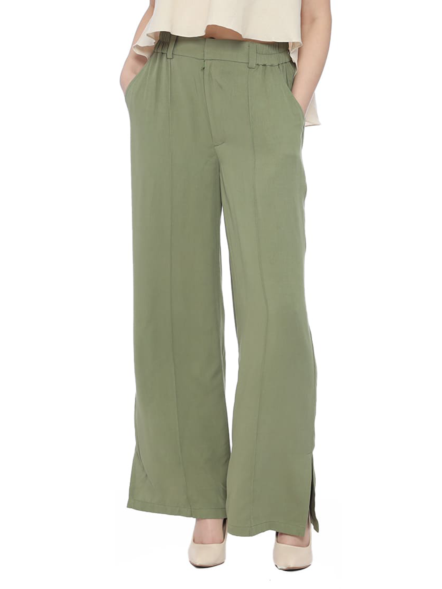 Charlotte Green Long Pants view 6