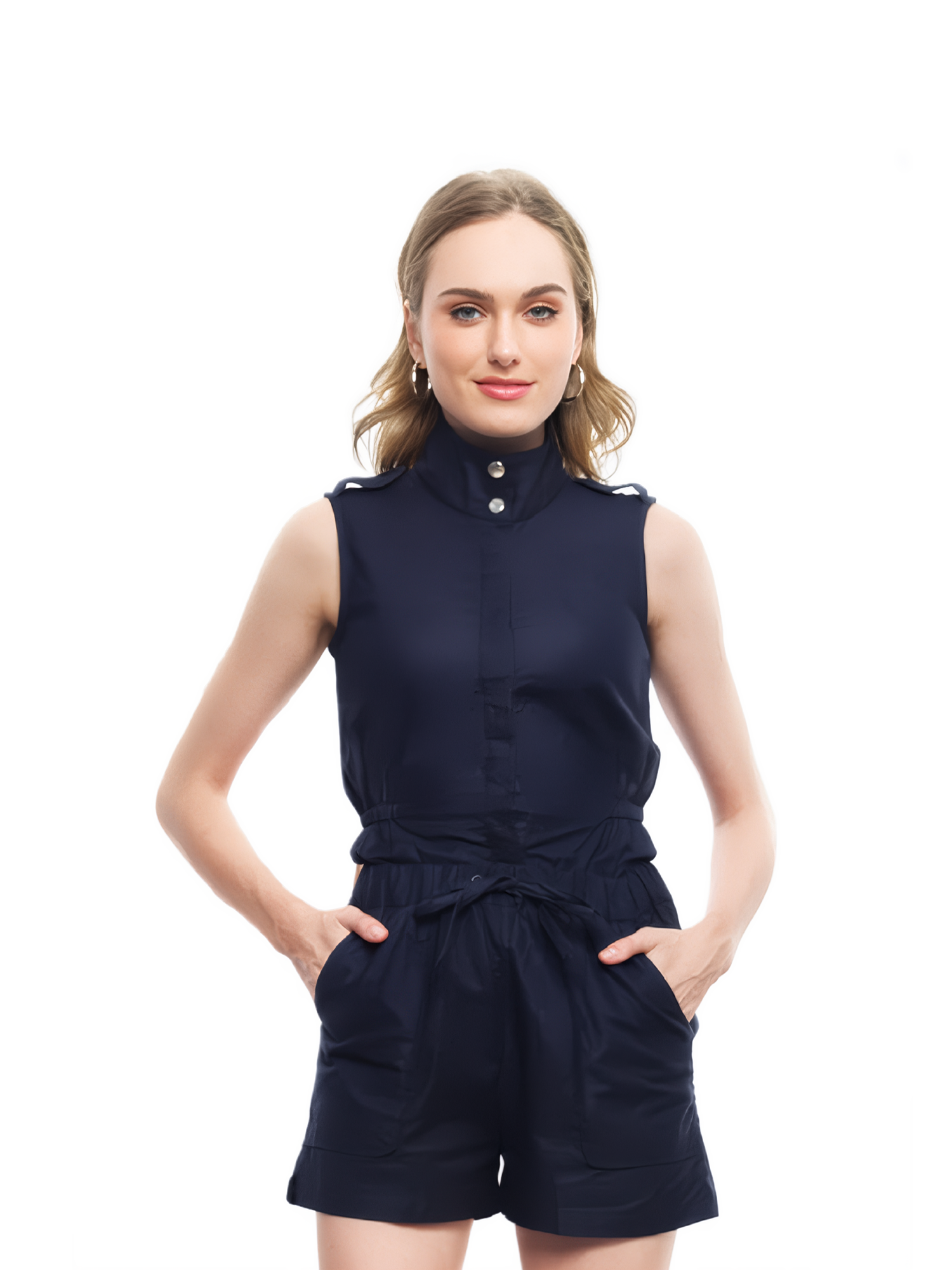 Finley Navy Short Pants & Skort view 6