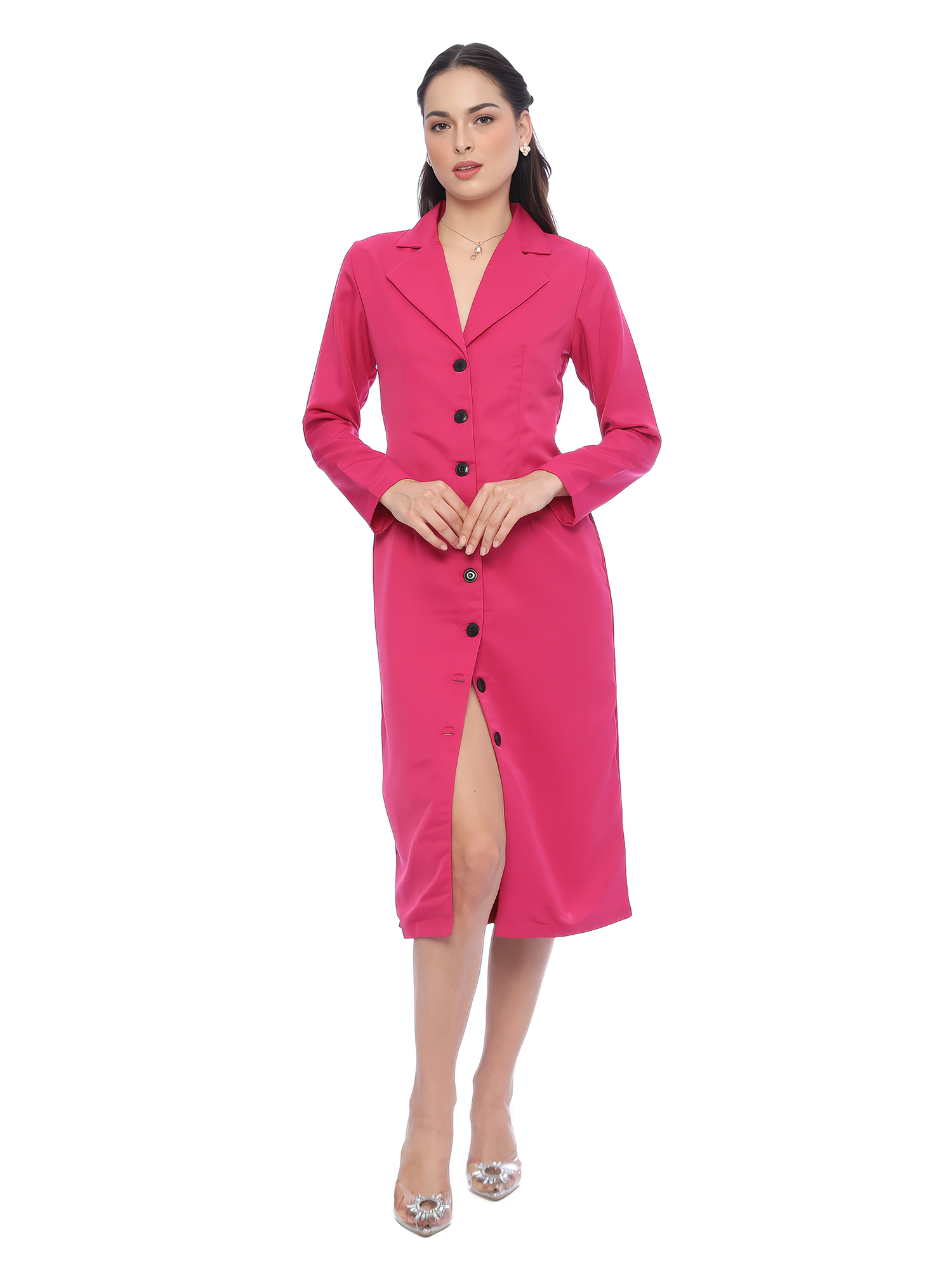 Ismaya Fuschia Blazer Dress view 3