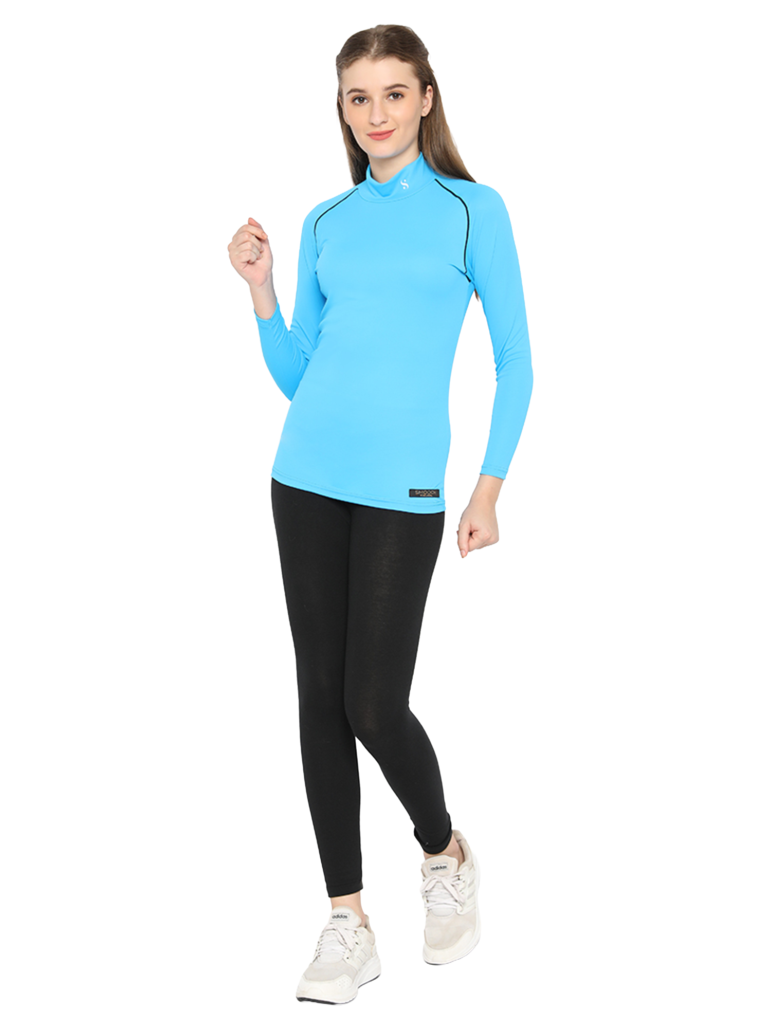 Long Sleeve Blue Top view 2
