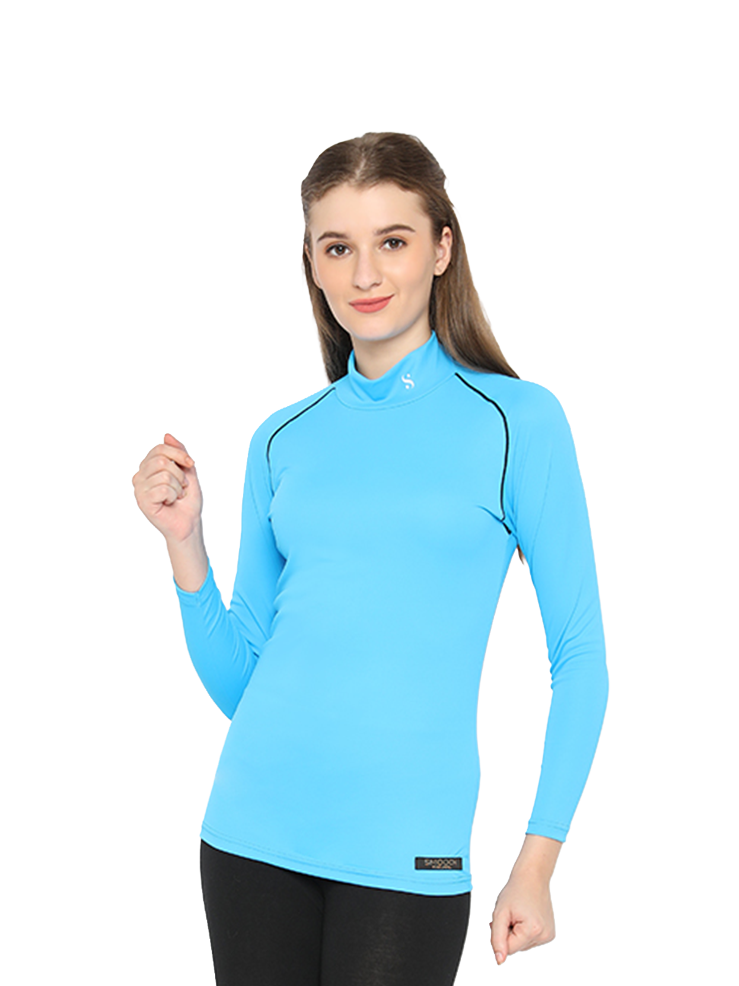 Long Sleeve Blue Top view 5