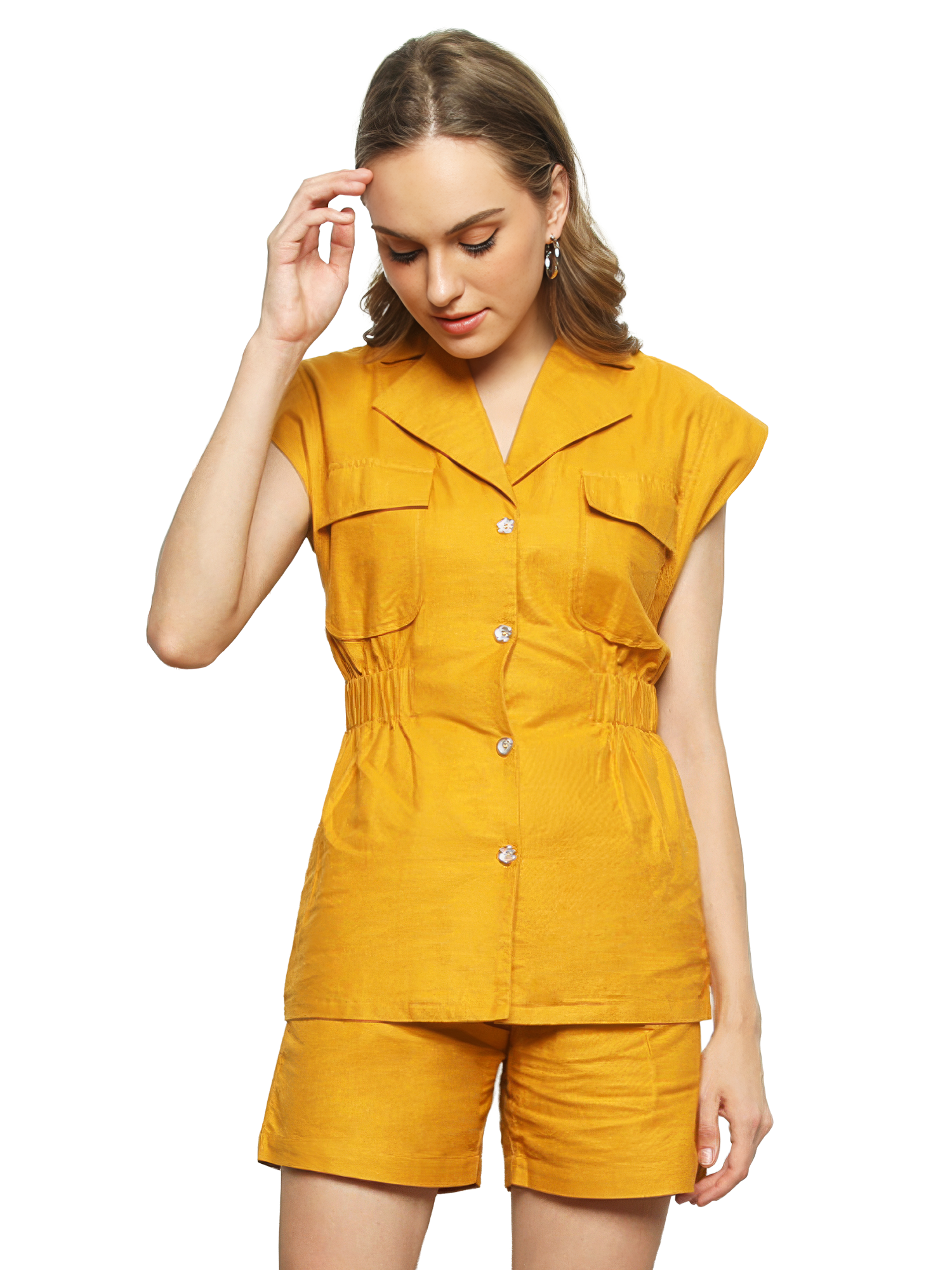 Luisa Camel Short Pants & Skort view 3