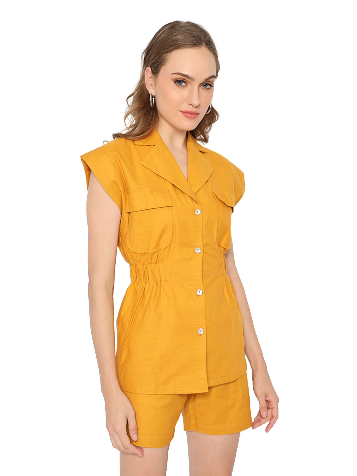 Luisa Camel Short Pants & Skort