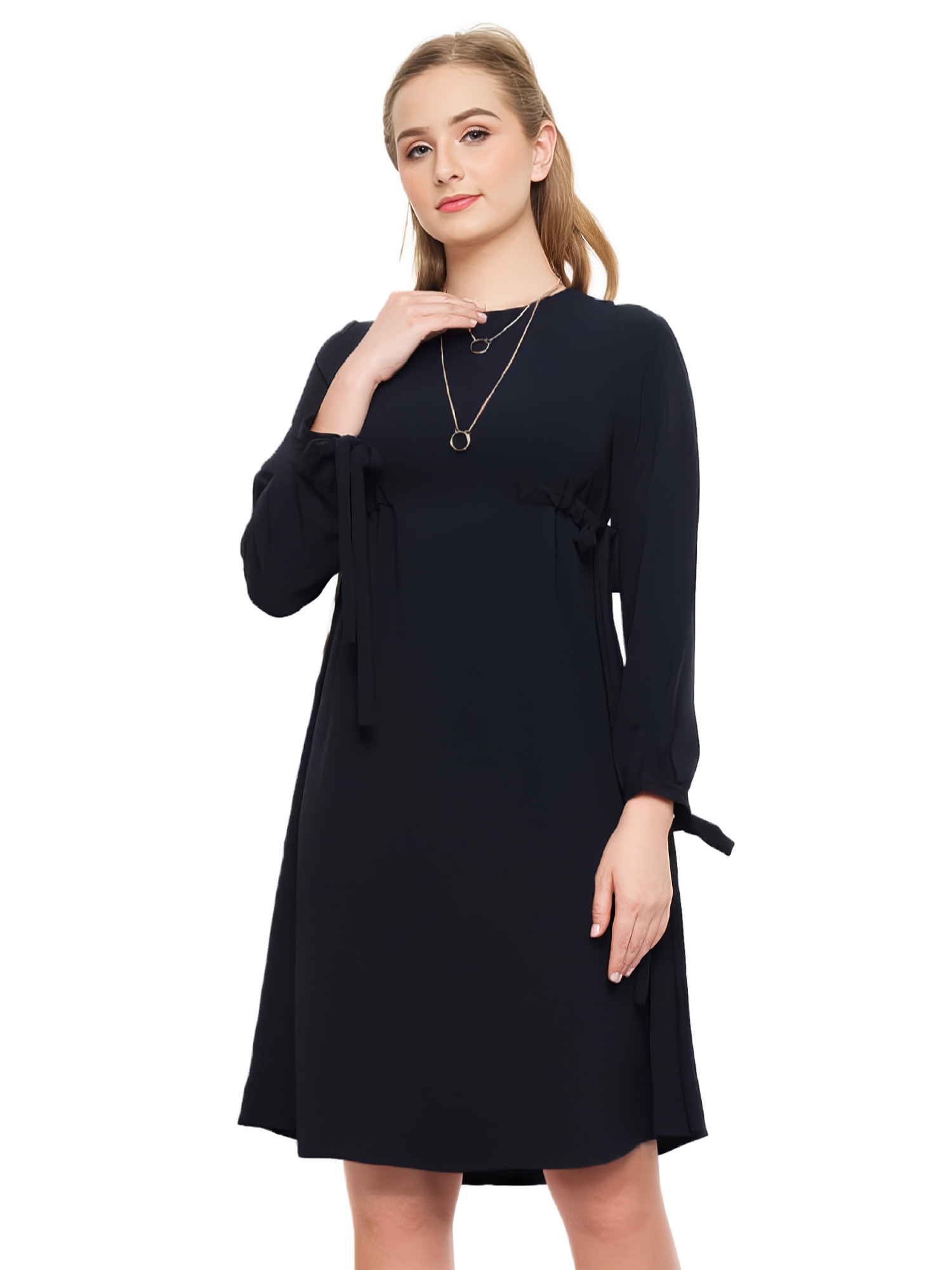Cora Navy Mini Dress view 4