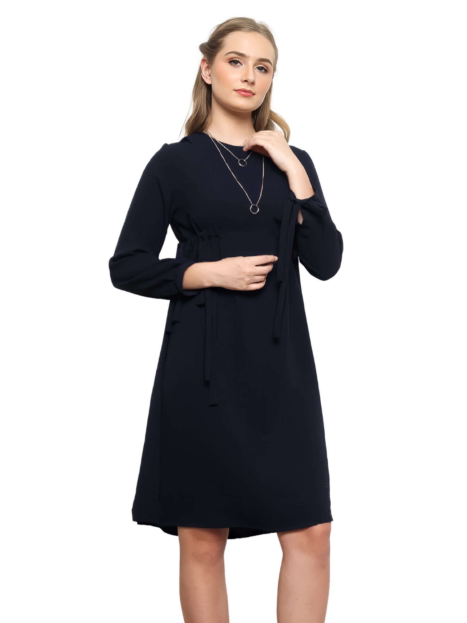Cora Navy Mini Dress view 2
