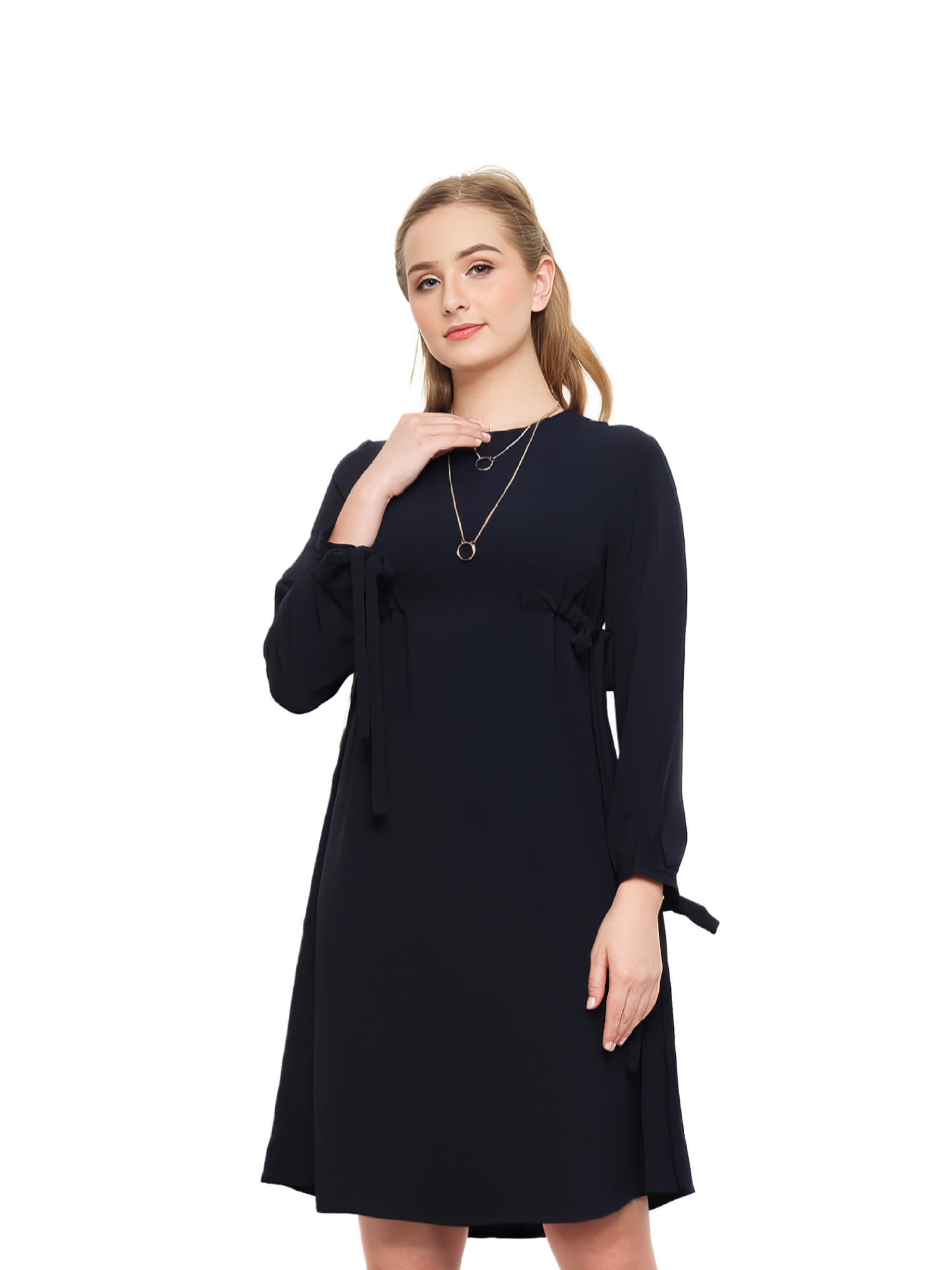 Cora Navy Mini Dress view 6