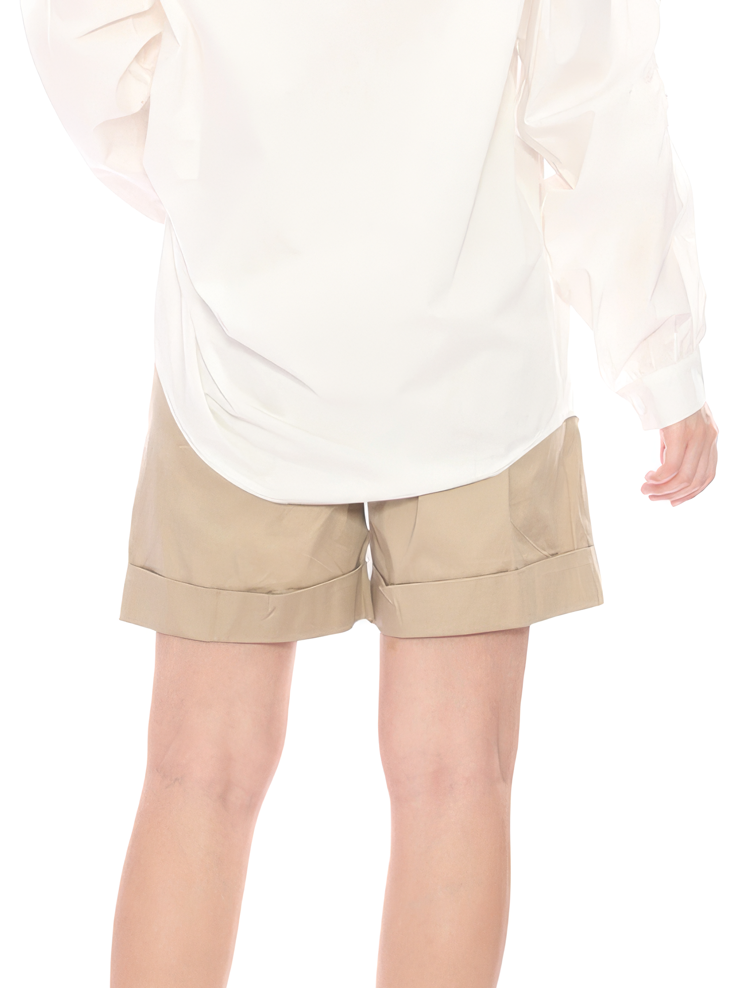 Lucille Khaki Short Pants & Skort view 2