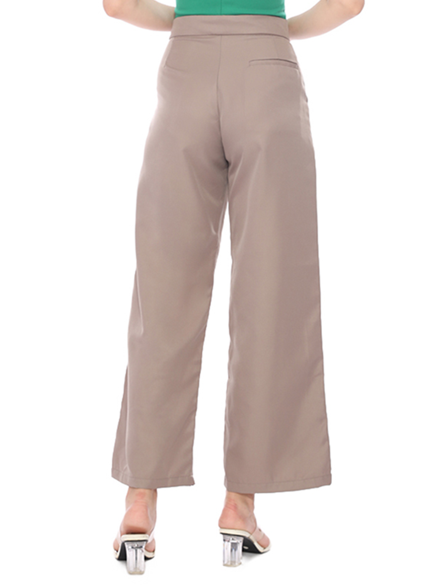 Maxine Taupe Long Pants view 4
