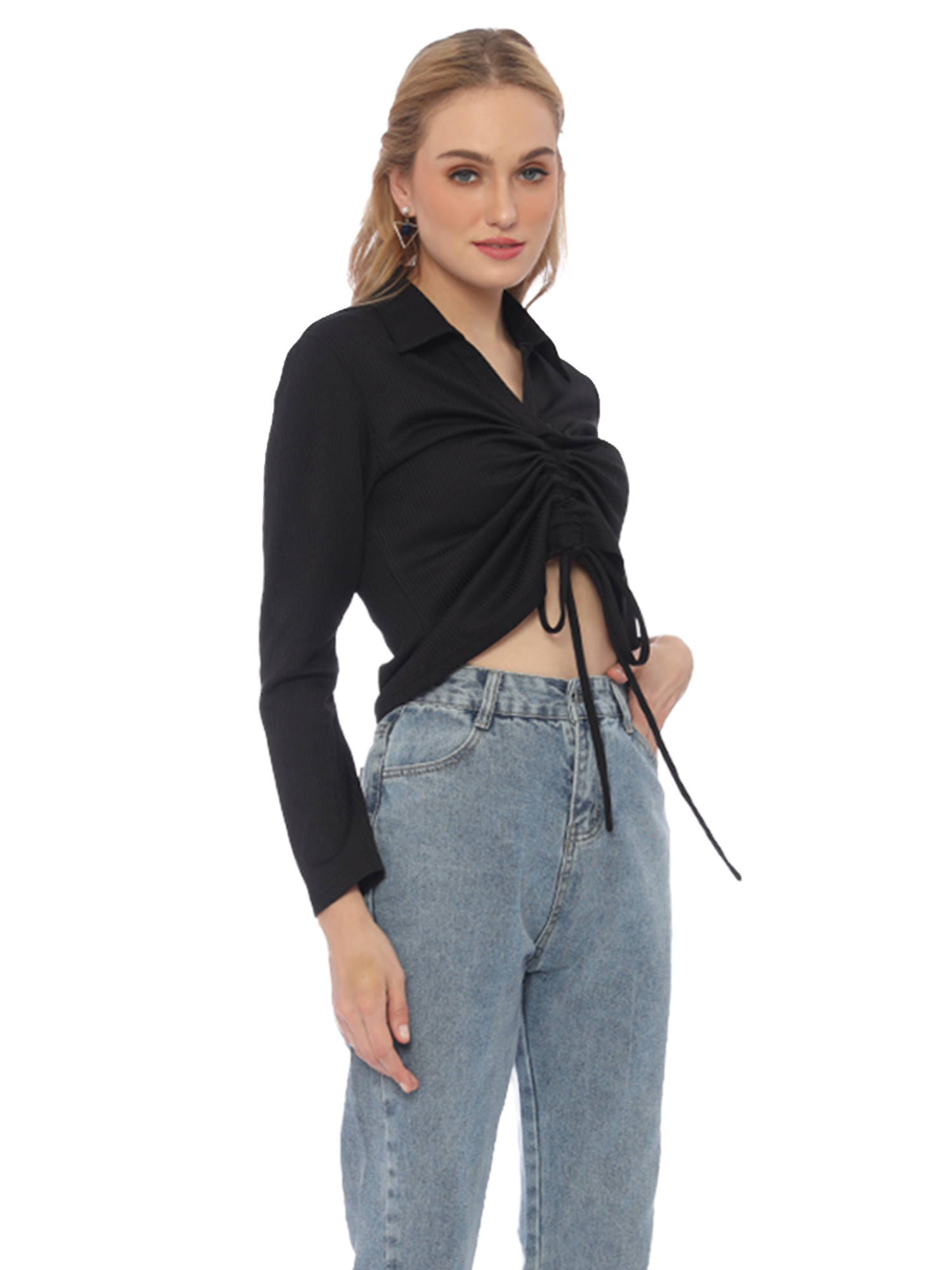 Nafeesa Black Shirt view 5