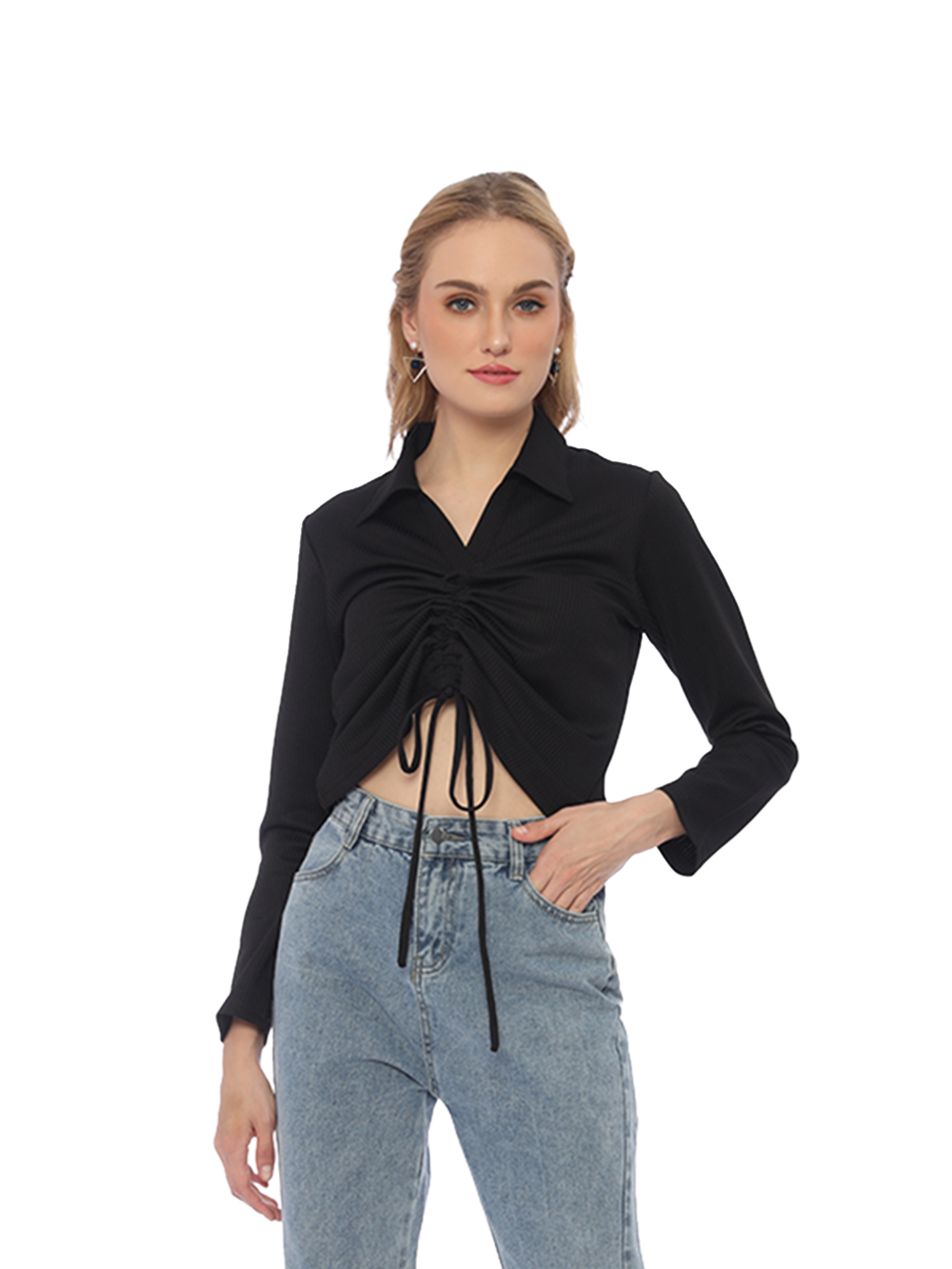 Nafeesa Black Shirt view 6