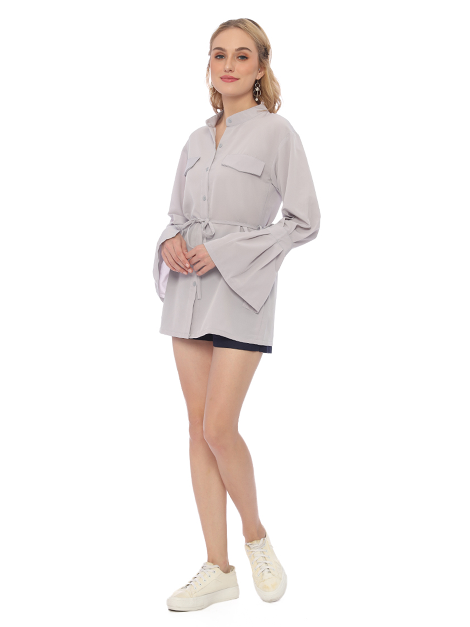 Ophelia Cool Grey Top view 3