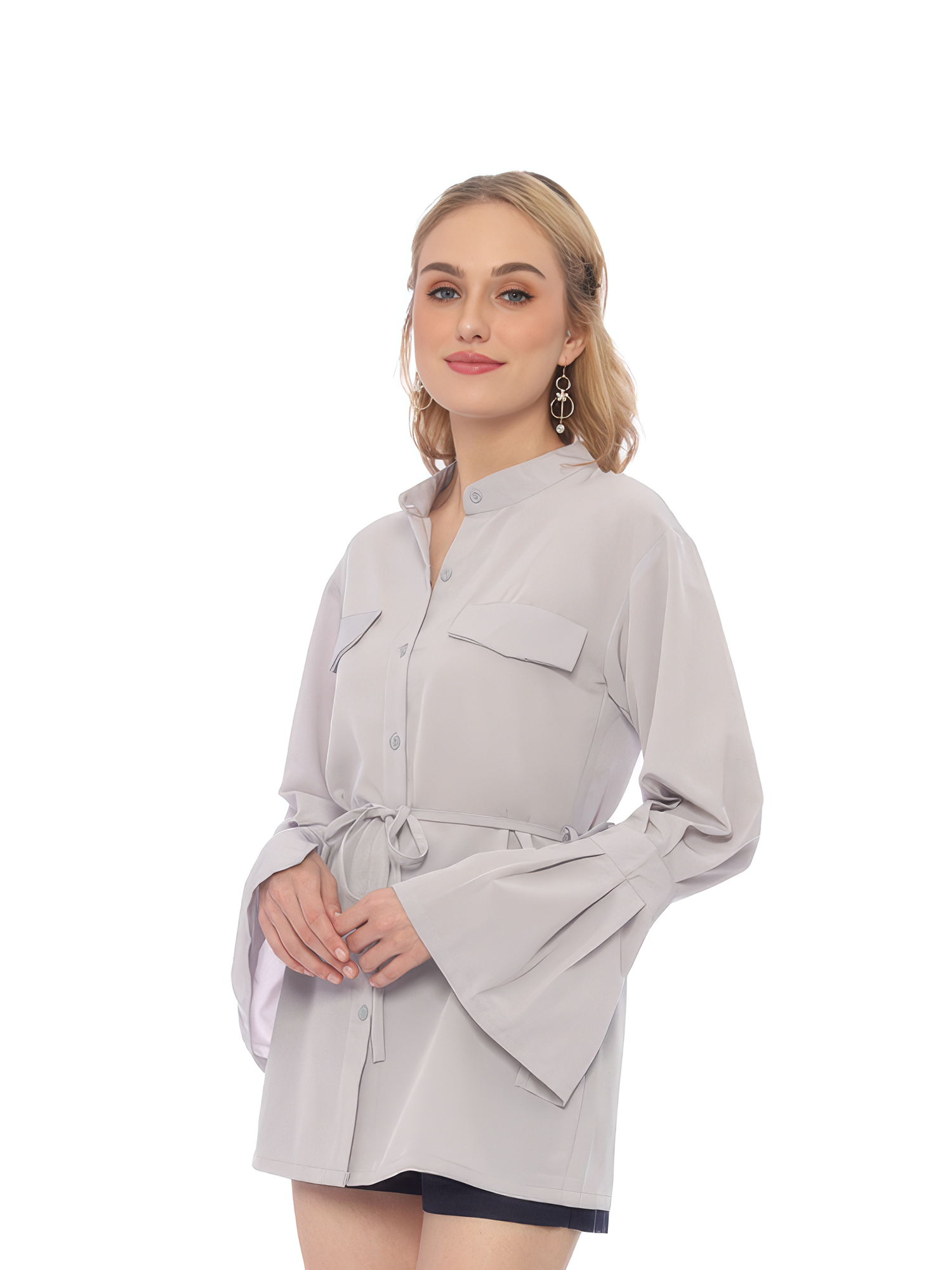 Ophelia Cool Grey Top view 6