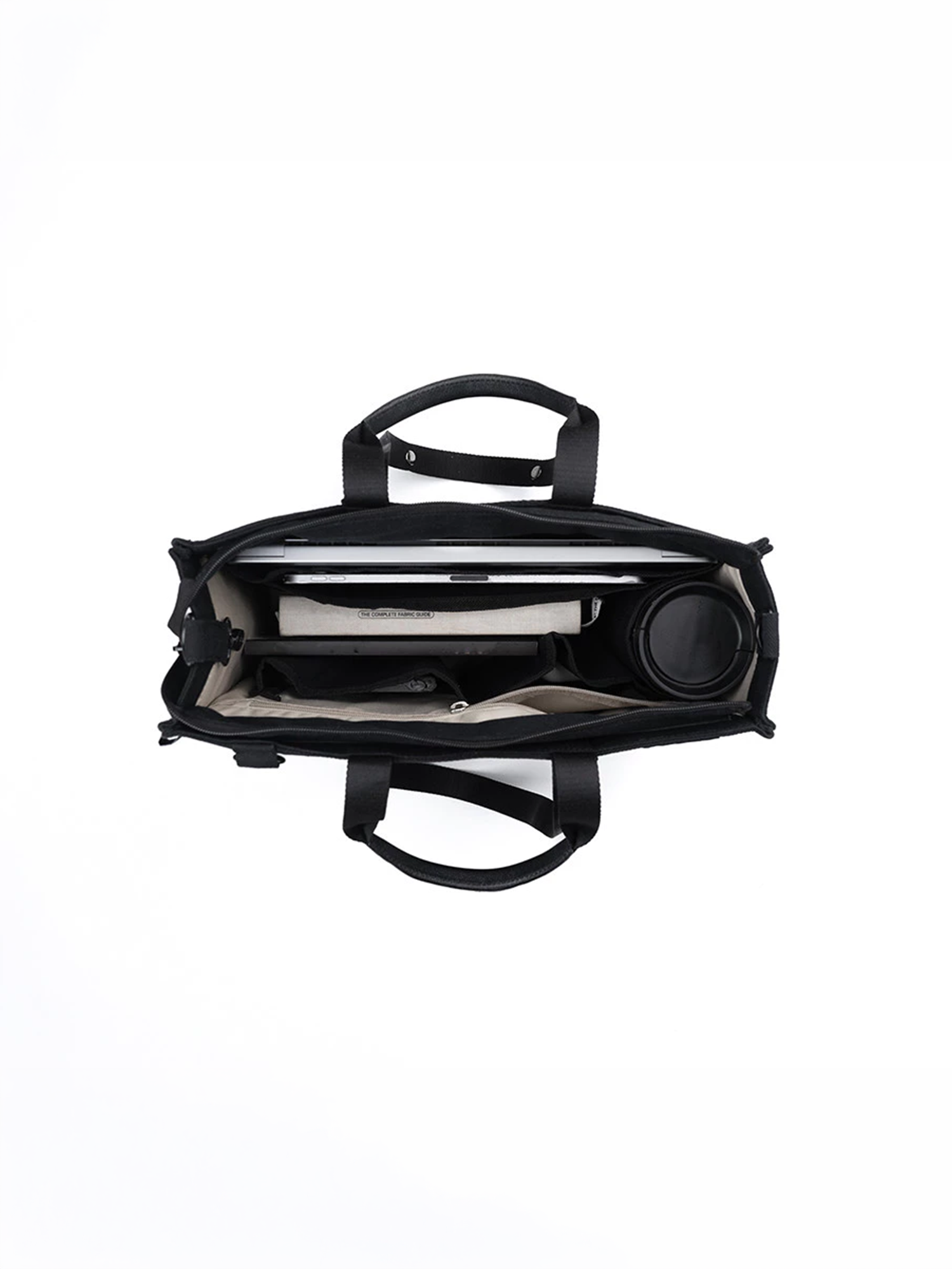 Grounds - Black on Black Medium Catto Totebag