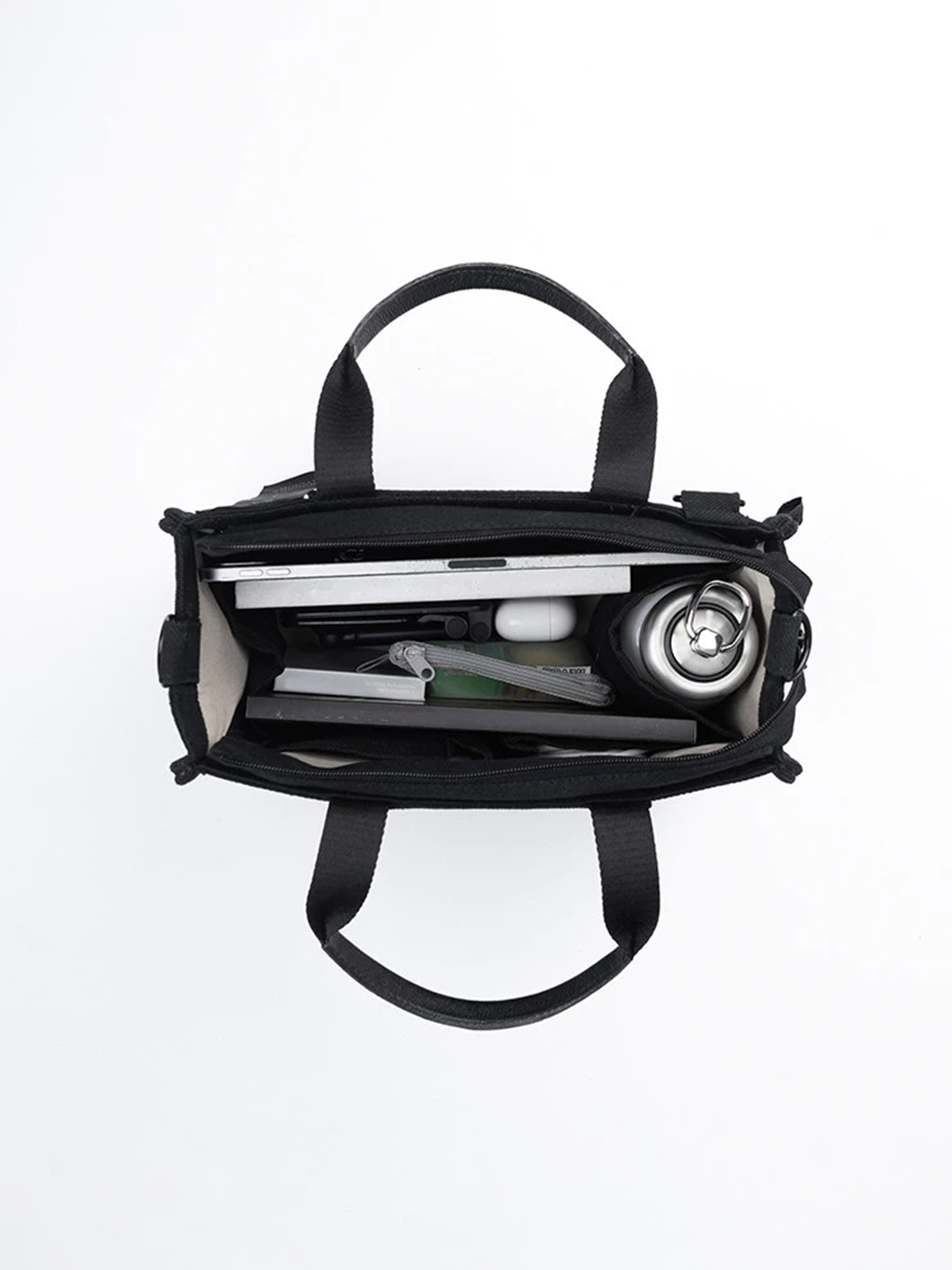 Grounds - Black on Black Mini Catto Totebag view 4