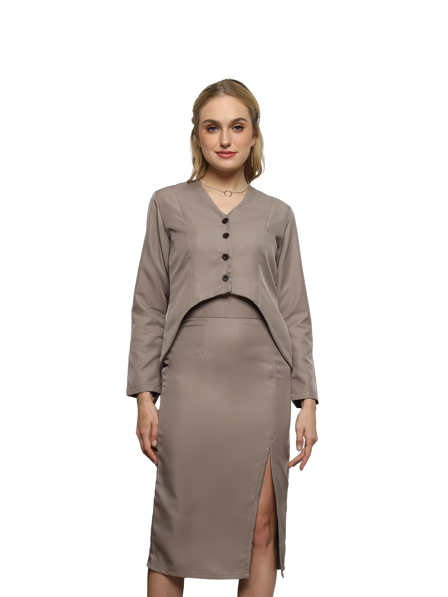 Angelou Taupe One Set view 7