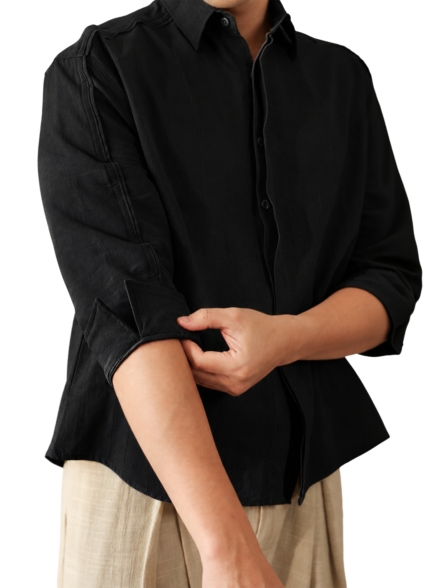 Kemeja Linen Pandawa view 3