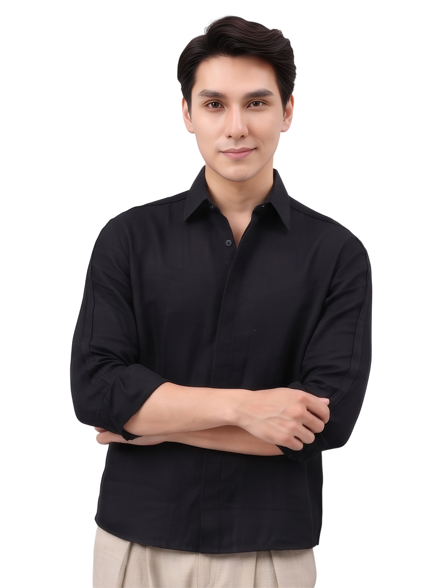 Kemeja Linen Pandawa view 2