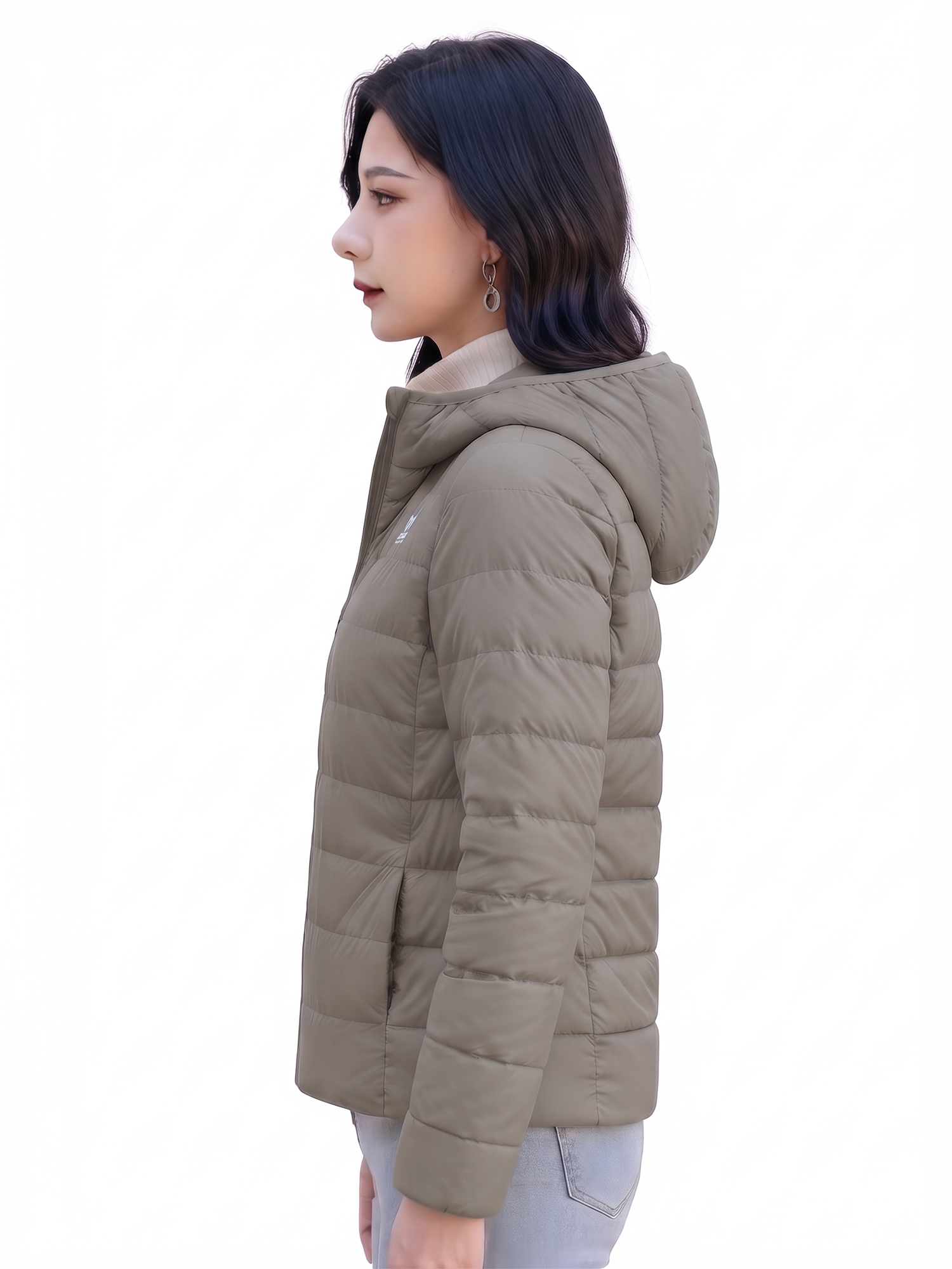 PUFFIN Down Hoodie - Jaket Bulu Angsa Wanita Ultralight UL view 2