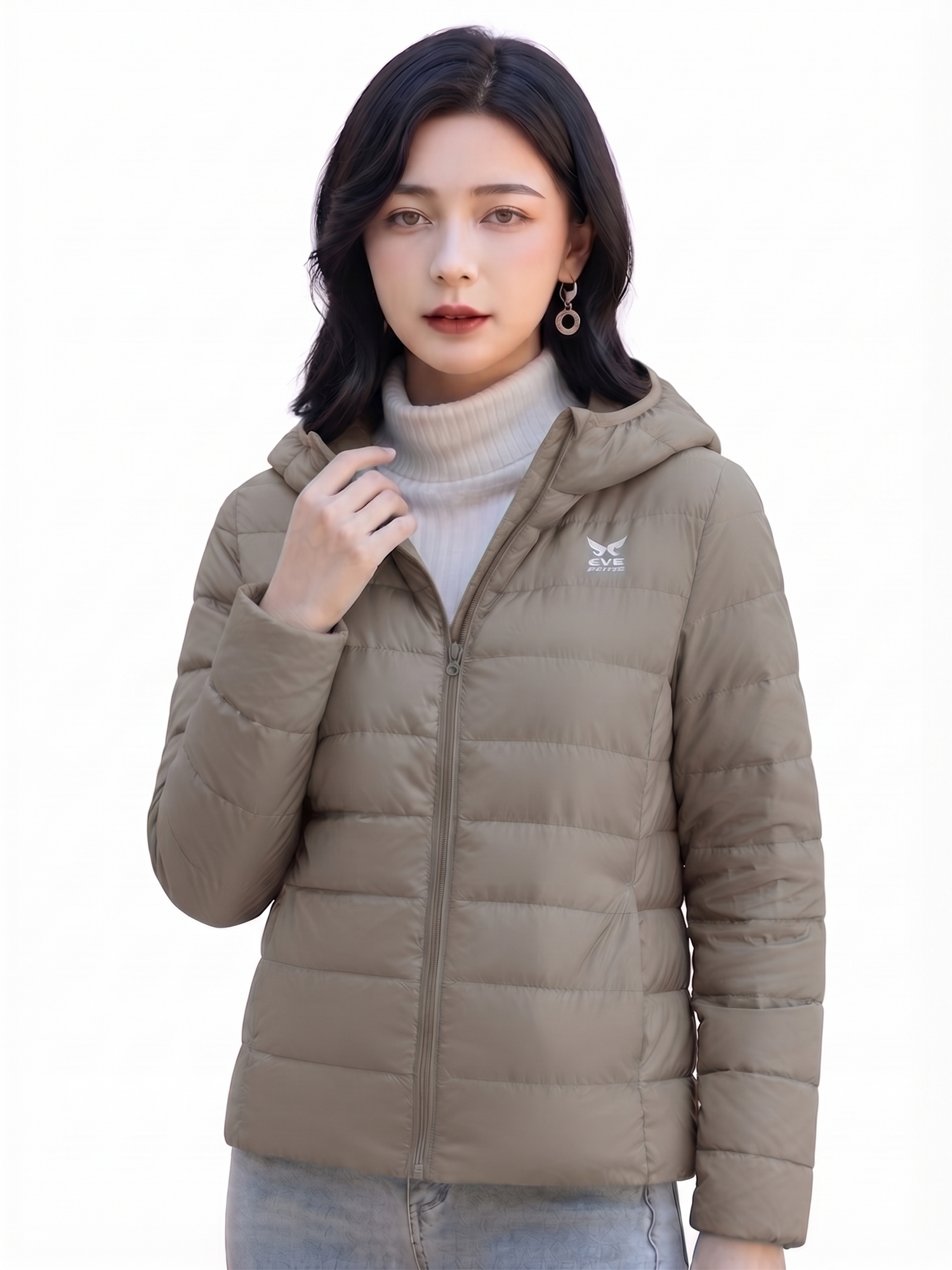 PUFFIN Down Hoodie - Jaket Bulu Angsa Wanita Ultralight UL view 5