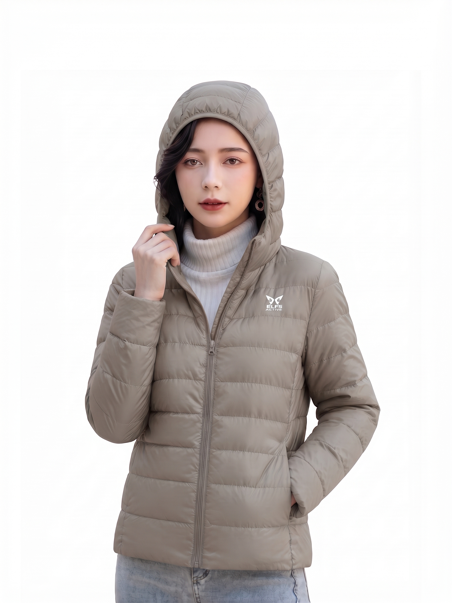 PUFFIN Down Hoodie - Jaket Bulu Angsa Wanita Ultralight UL view 7