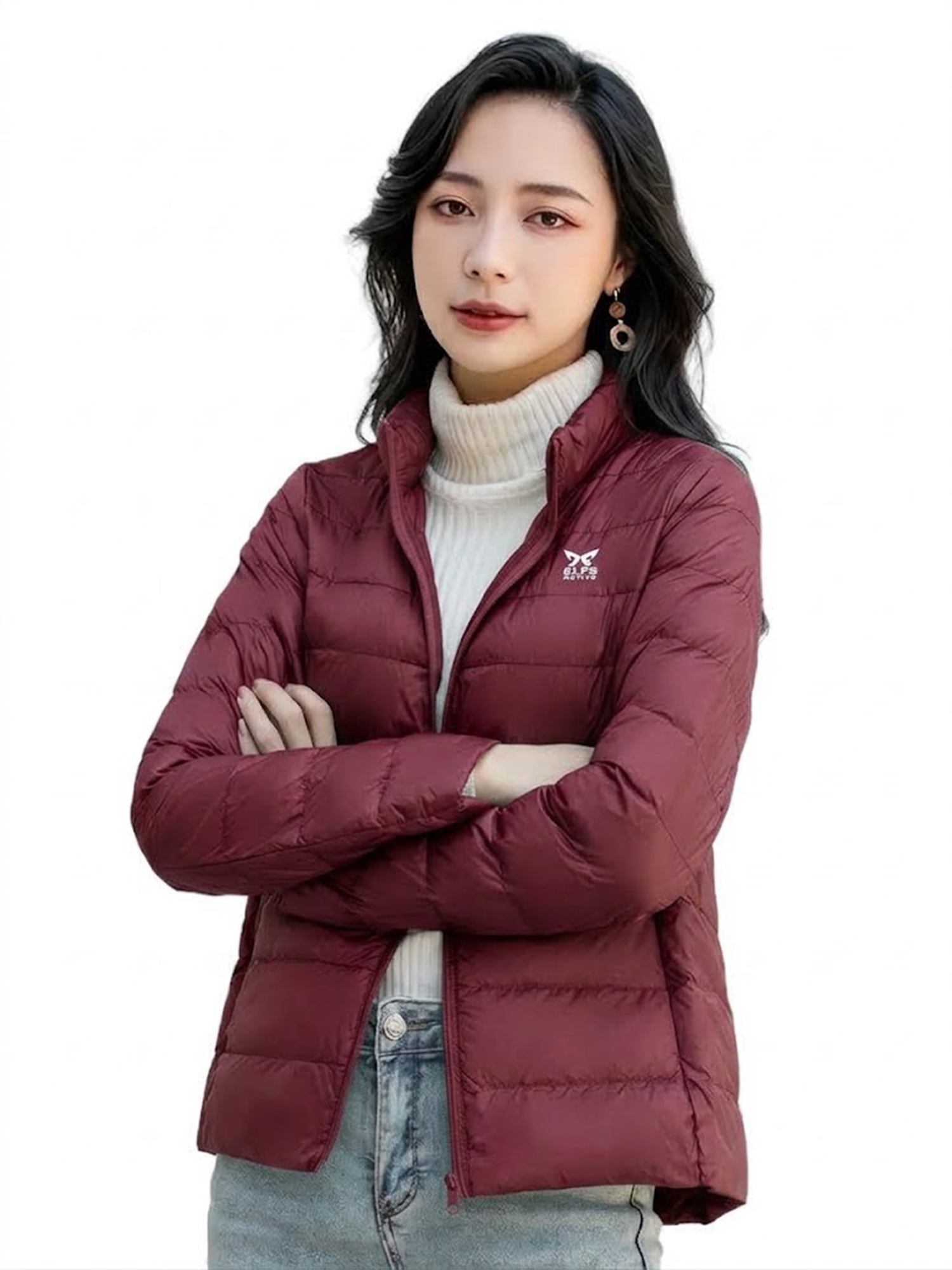 PUFFIN Down Collar - Jaket Bulu Angsa Wanita Ultralight UL