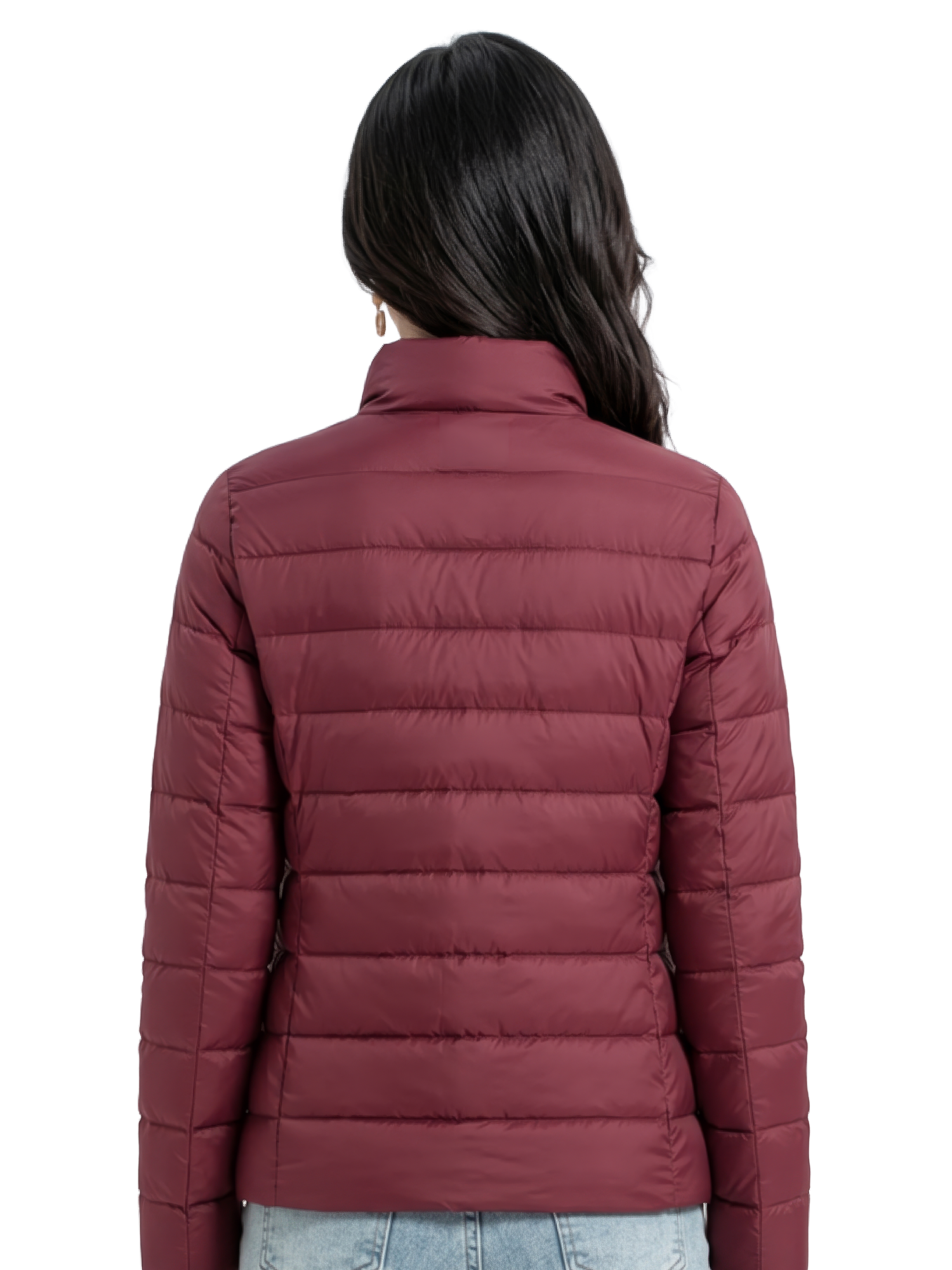 PUFFIN Down Collar - Jaket Bulu Angsa Wanita Ultralight UL view 5