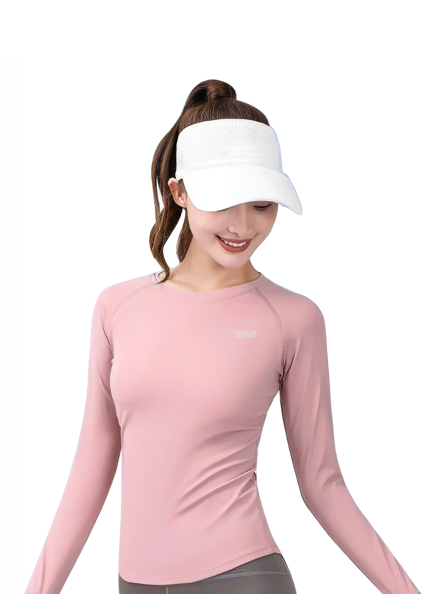 Women Dry Fit Jersey Long Sleeve Wanita Hiking Trekking view 6