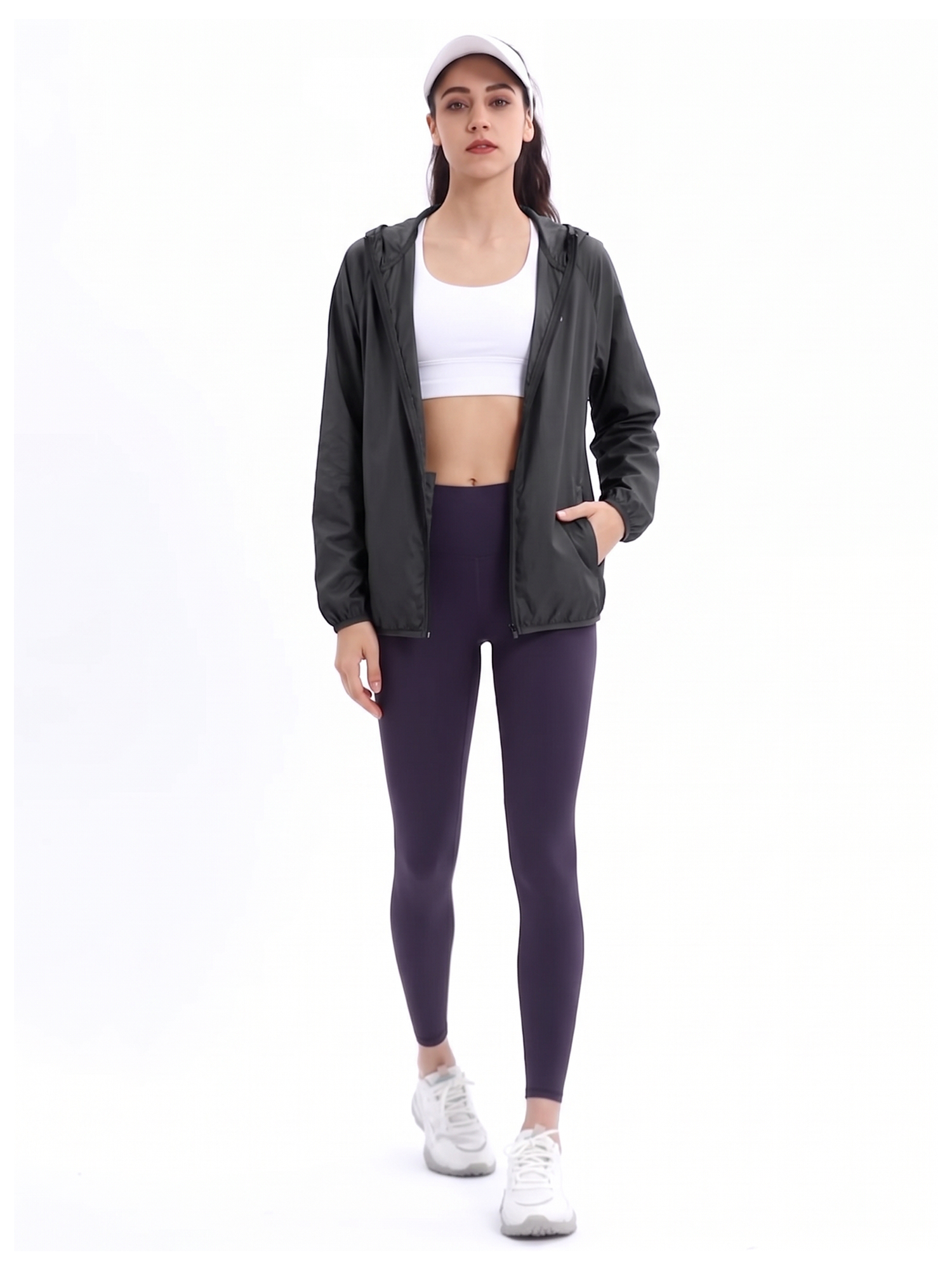 Jaket Wanita Lipat Parasut Water Resistant Simple view 4