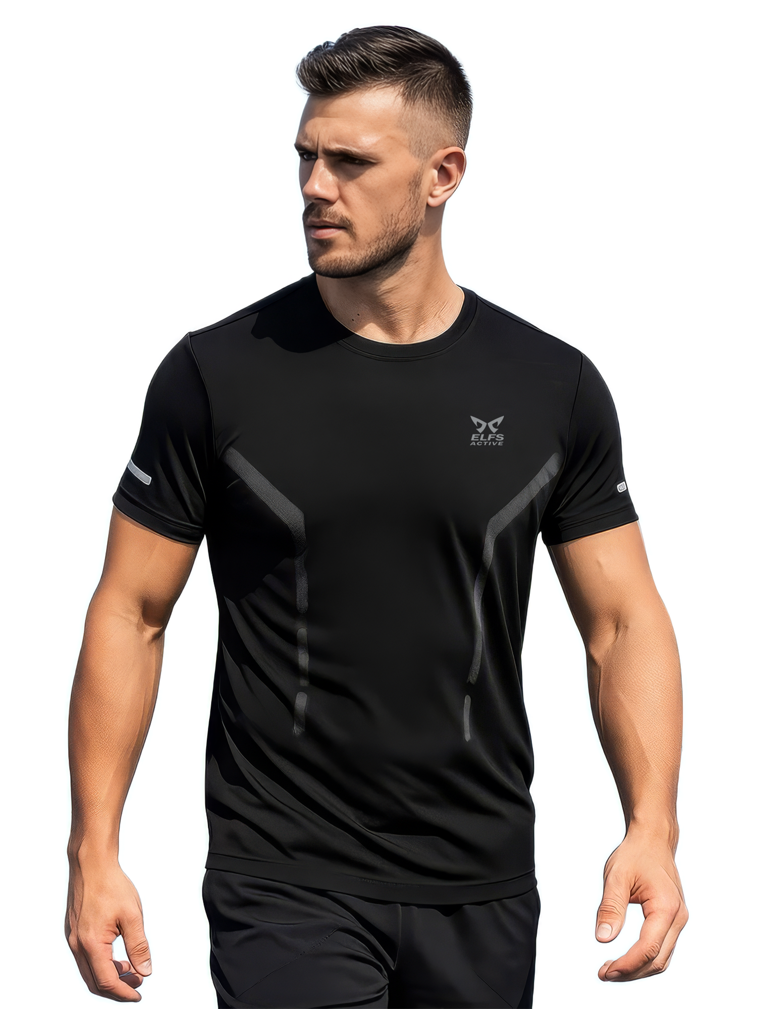 Jersey Olahraga Dry Fit Sports Series Baju Running Outdoor Trekking view 5