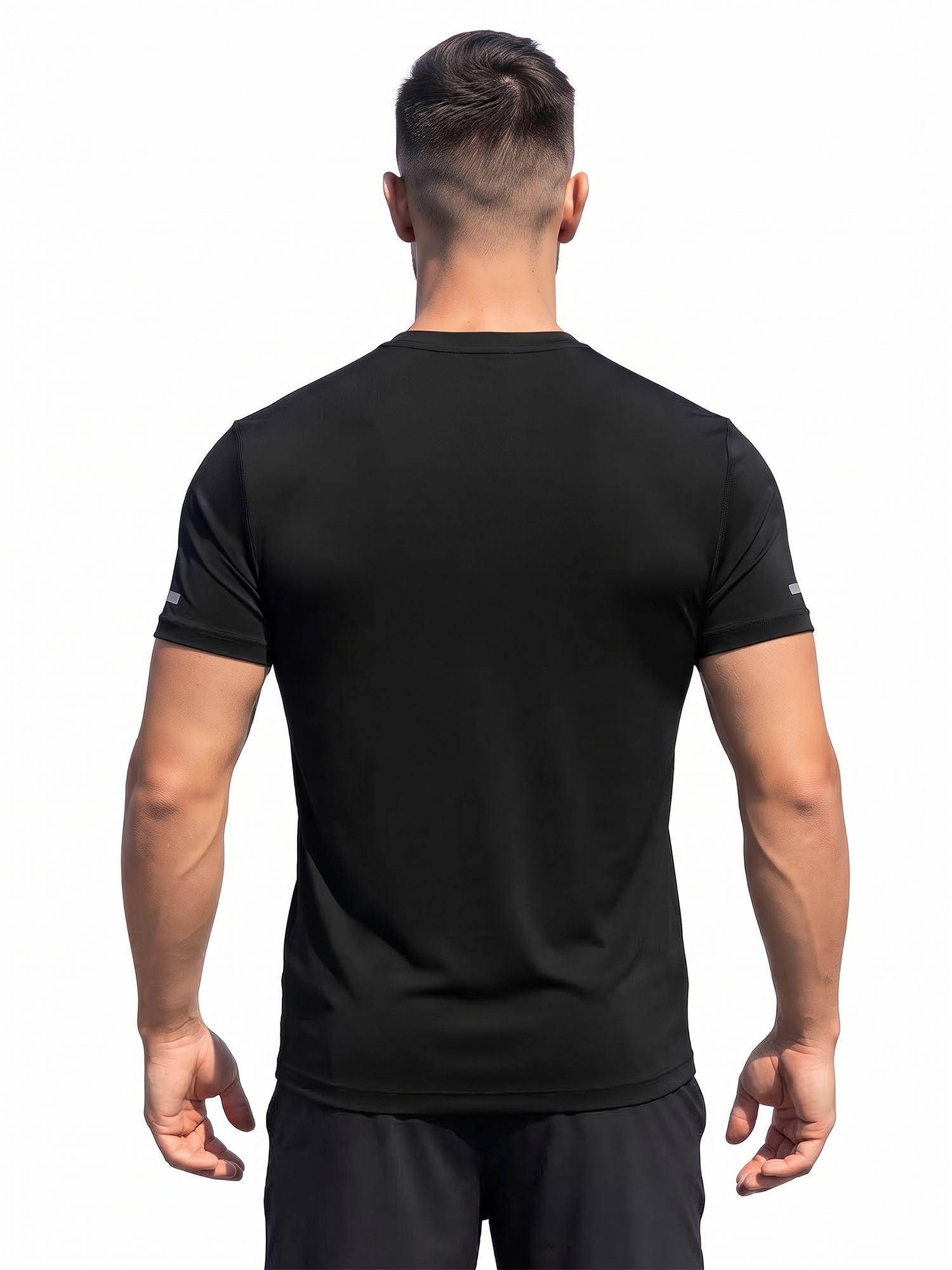 Jersey Olahraga Dry Fit Sports Series Baju Running Outdoor Trekking view 3