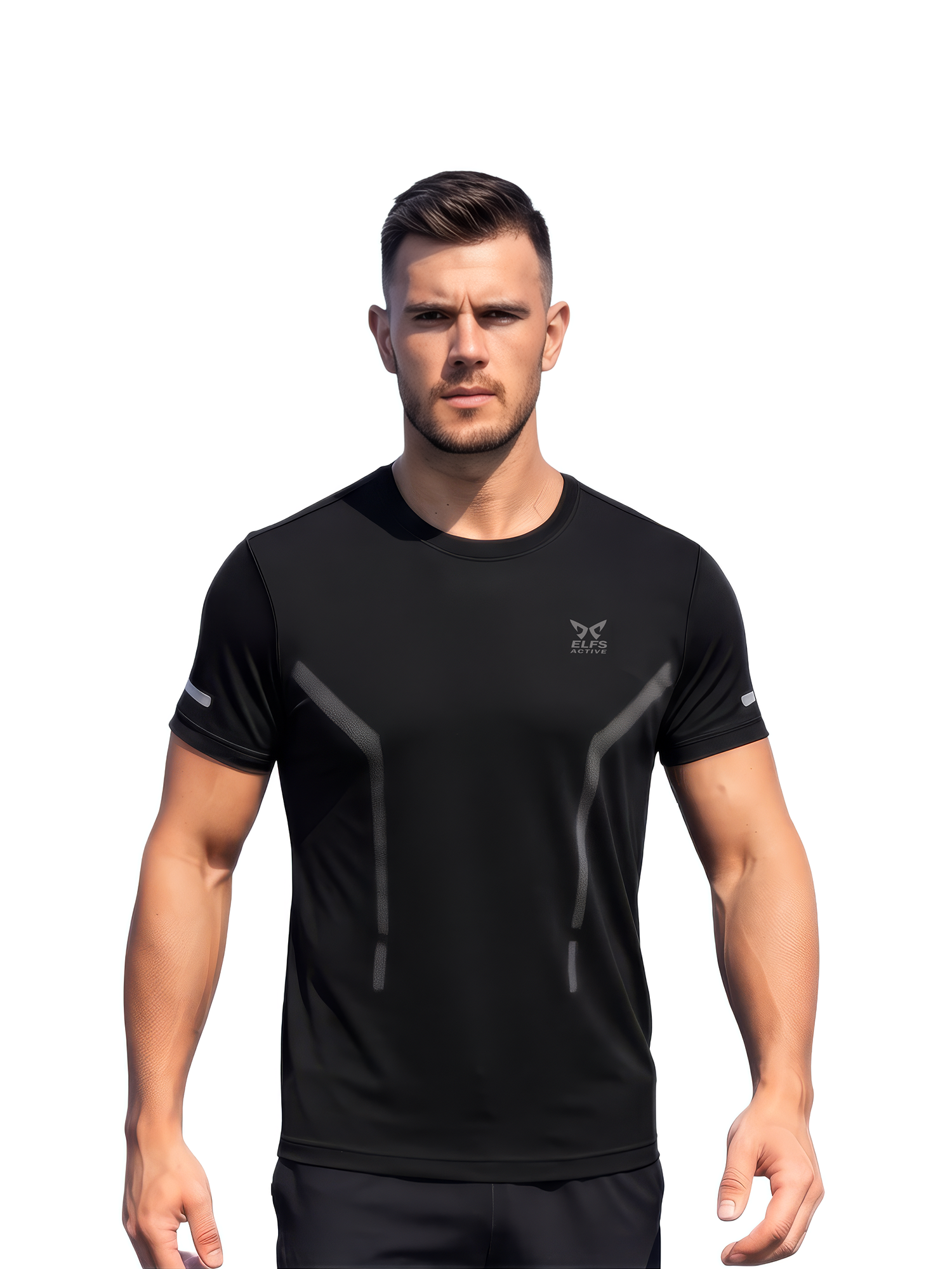 Jersey Olahraga Dry Fit Sports Series Baju Running Outdoor Trekking view 6