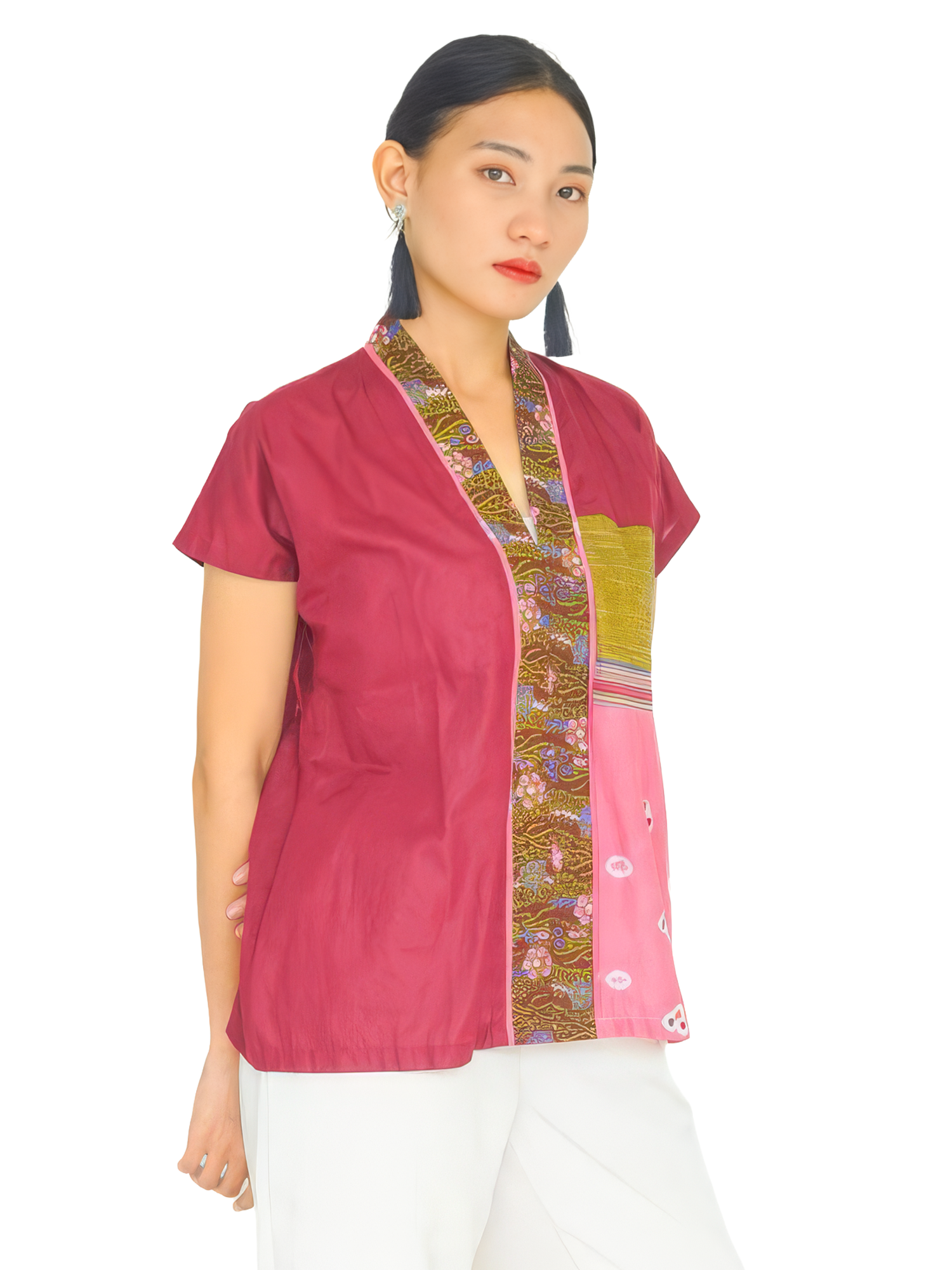 Monalique Blouse Top view 4