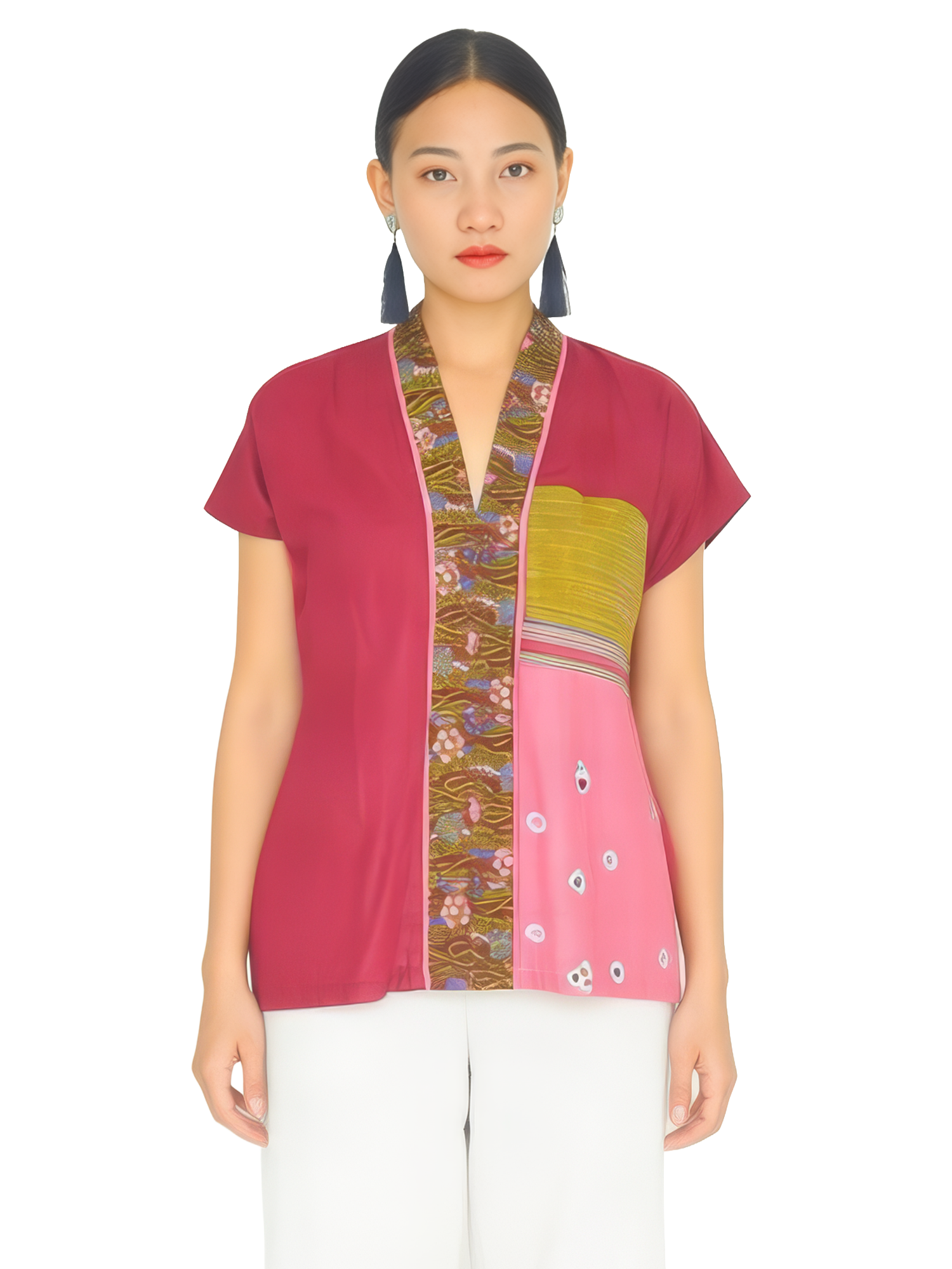 Monalique Blouse Top view 6