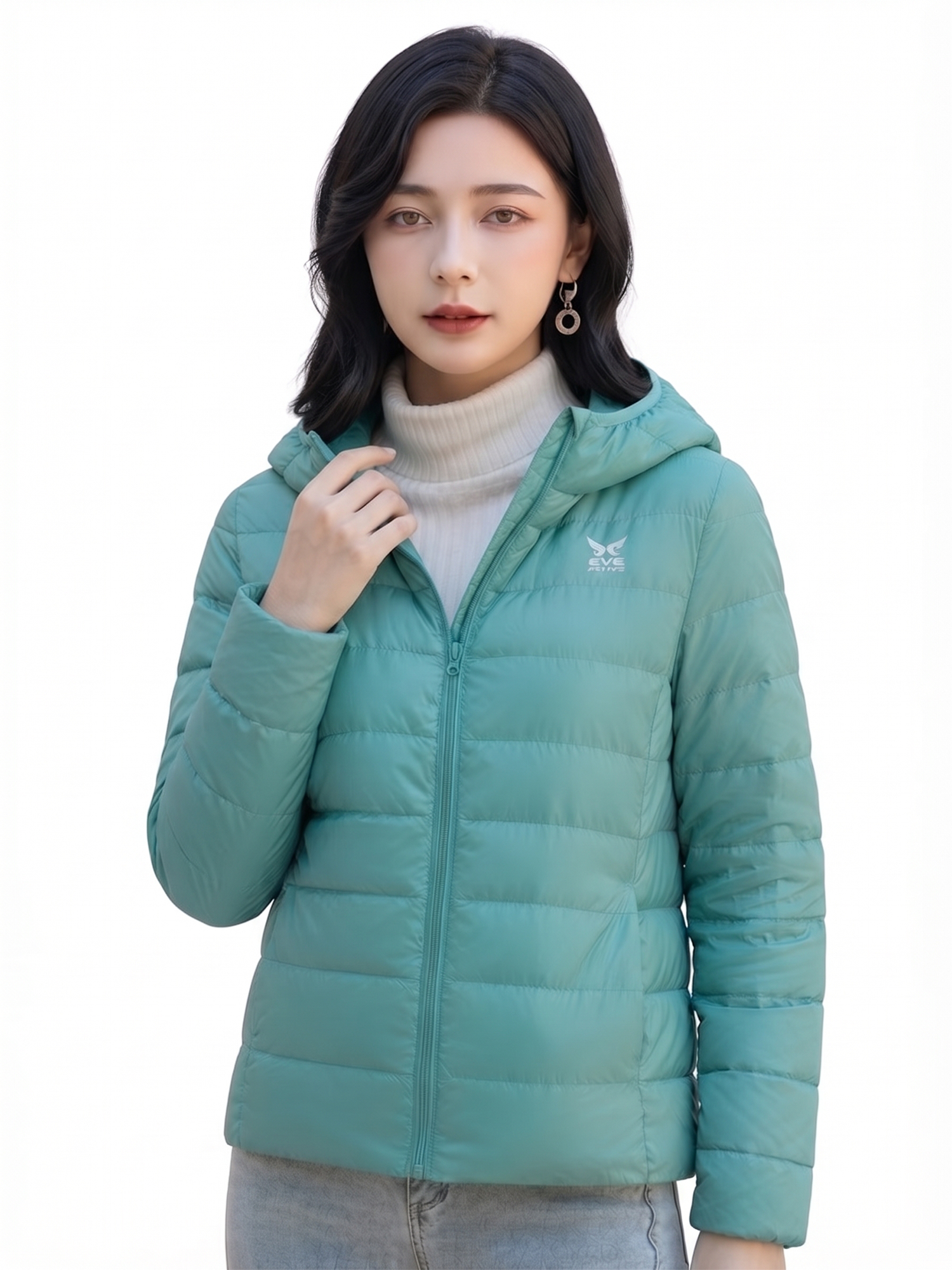 PUFFIN Down Hoodie - Jaket Bulu Angsa Wanita Ultralight UL view 5