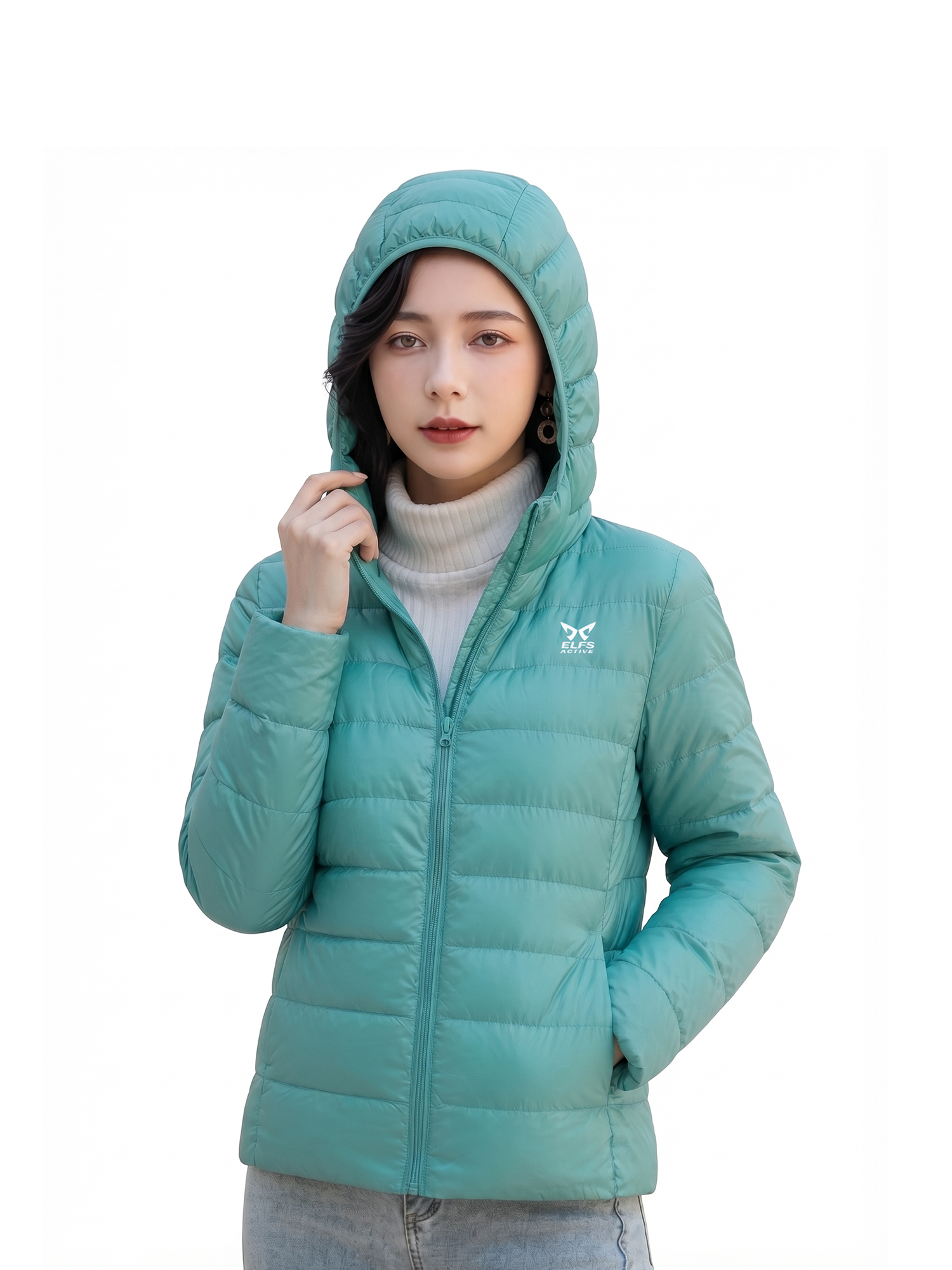 PUFFIN Down Hoodie - Jaket Bulu Angsa Wanita Ultralight UL view 7