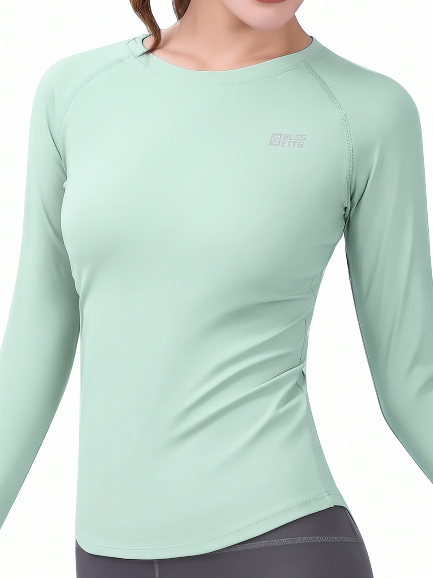 Women Dry Fit Jersey Long Sleeve Wanita Hiking Trekking view 4