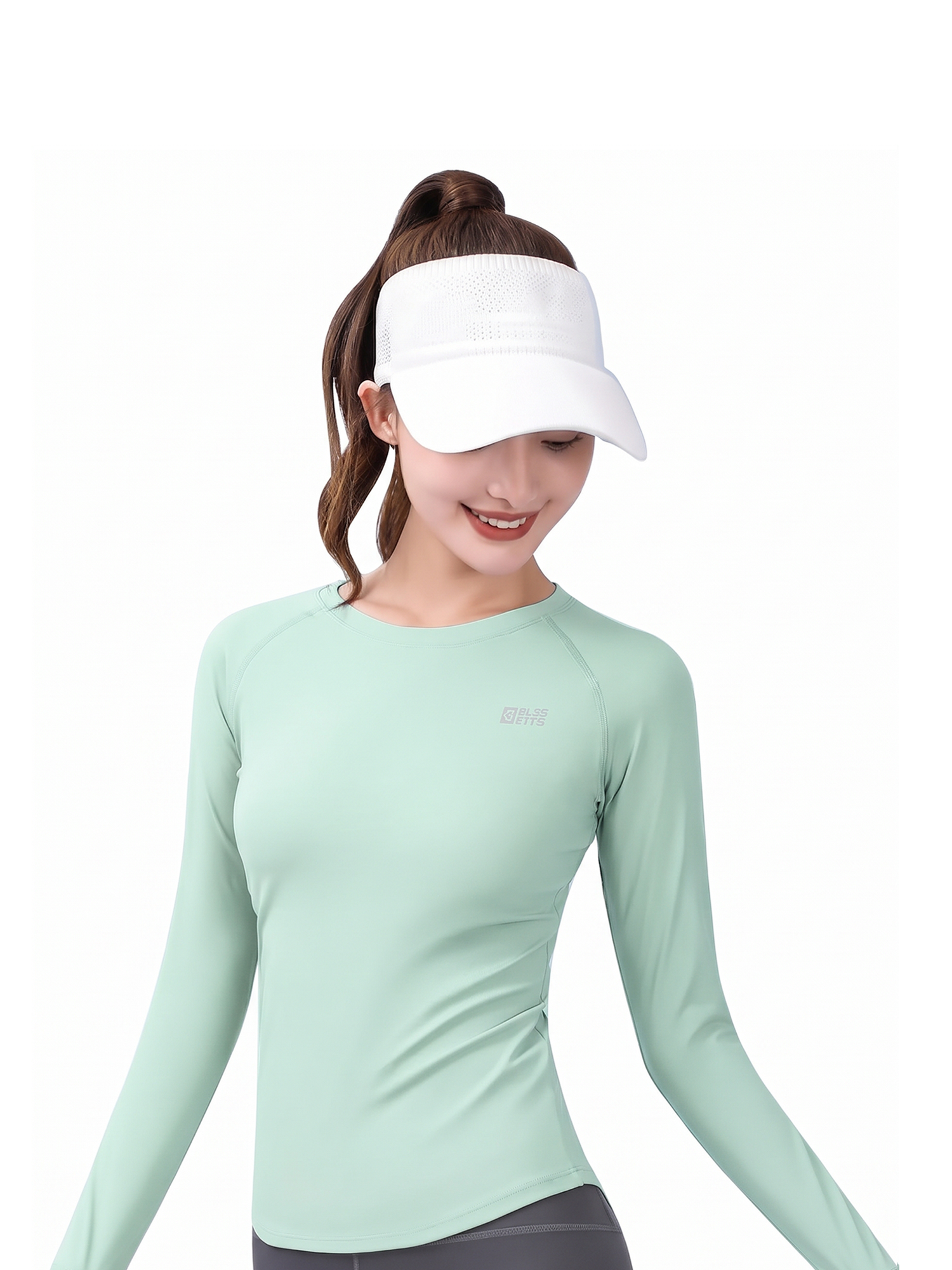 Women Dry Fit Jersey Long Sleeve Wanita Hiking Trekking view 7