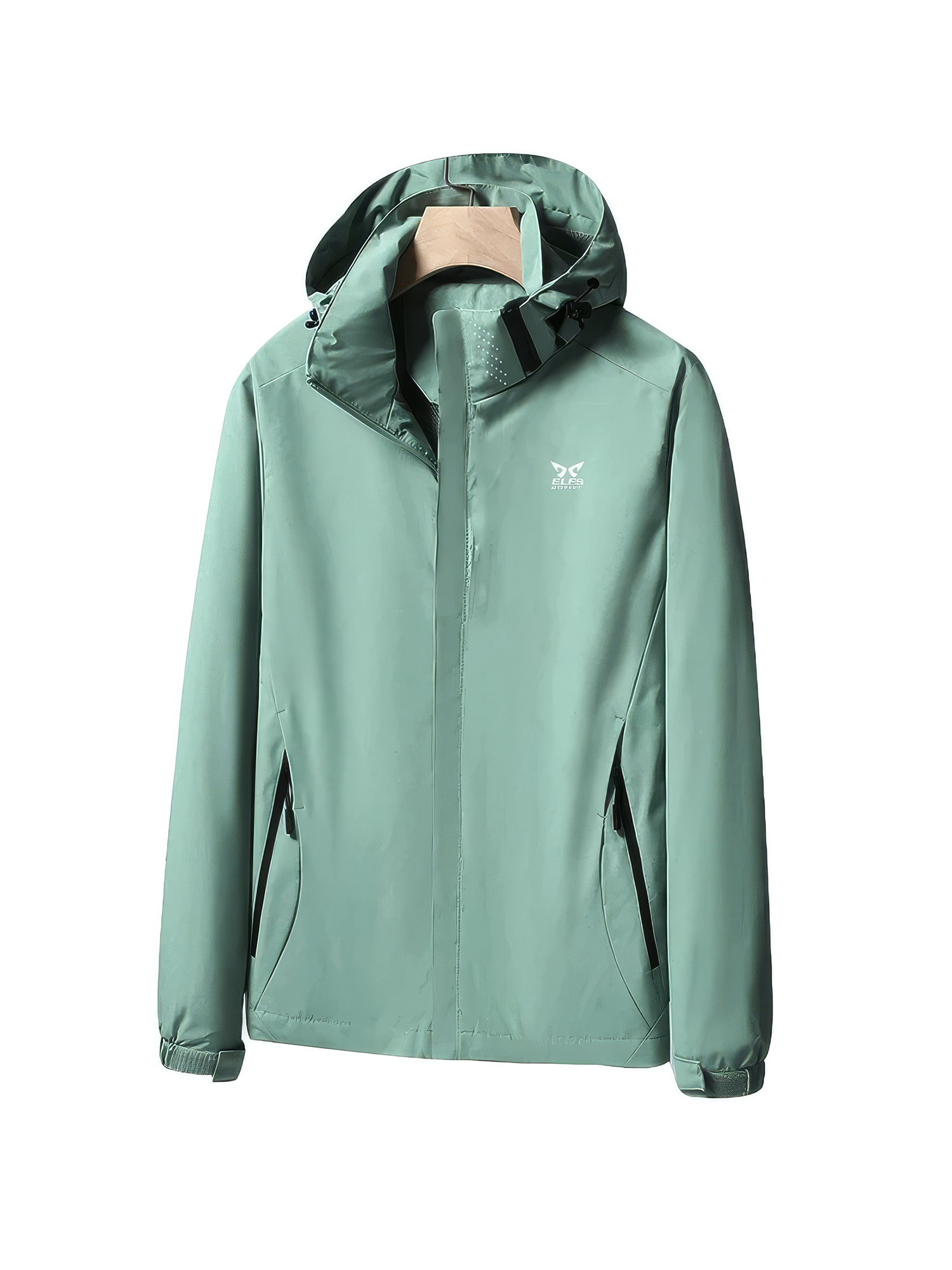 Jaket Gunung Wanita Outer Layer Detachable Hood WaterResist Hiking UL view 4