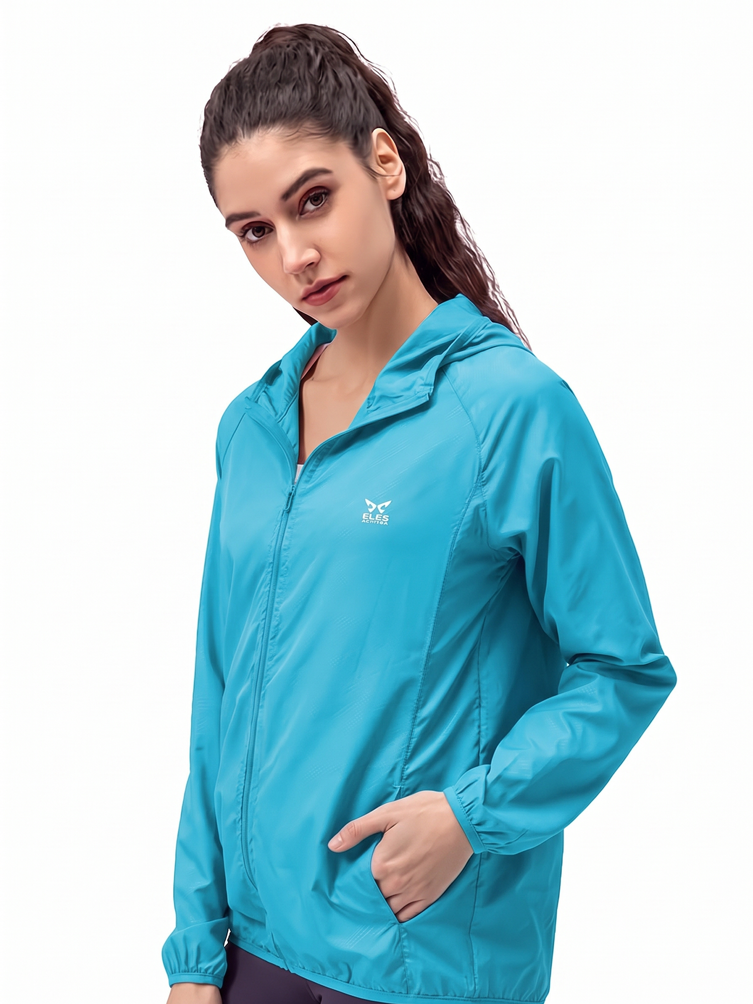 Jaket Wanita Lipat Parasut Water Resistant Simple view 2
