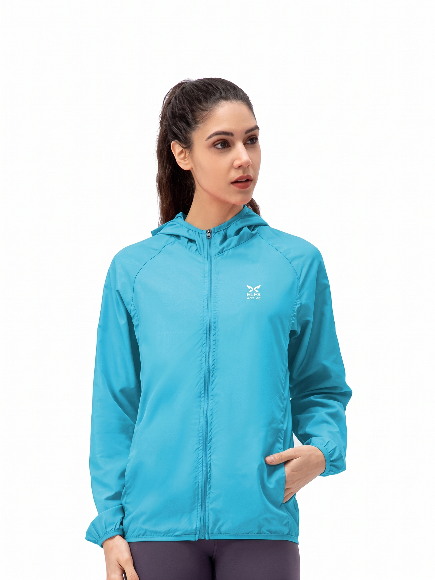 Jaket Wanita Lipat Parasut Water Resistant Simple view 6